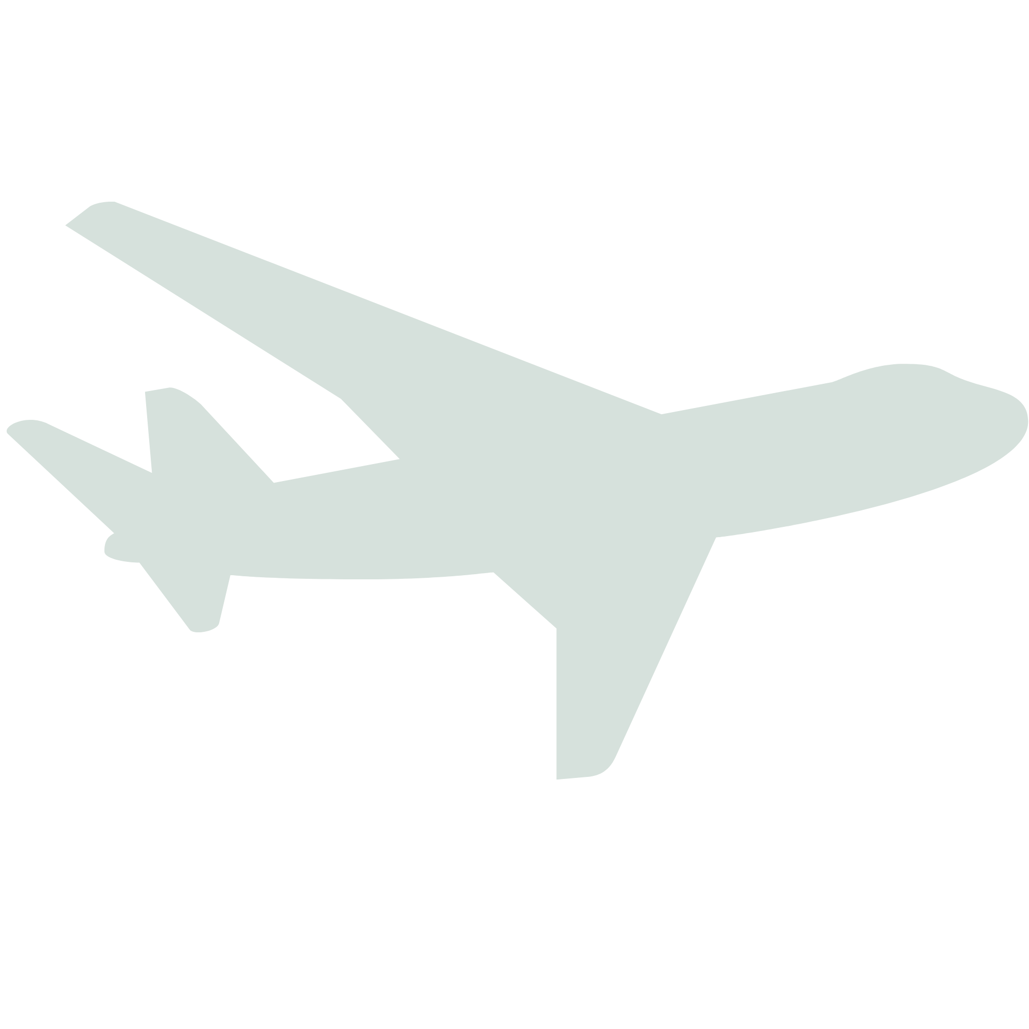 Airplane icon representing airport travel, flight preparation, and confident air travel.