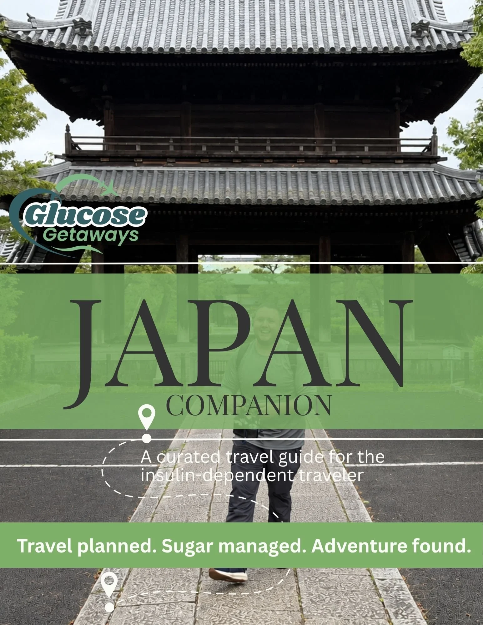 Cover page to my Japan travel guidebook.