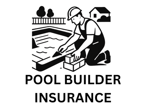 Pool builder constructing backyard swimming pool – pool builder insurance Sunshine Coast