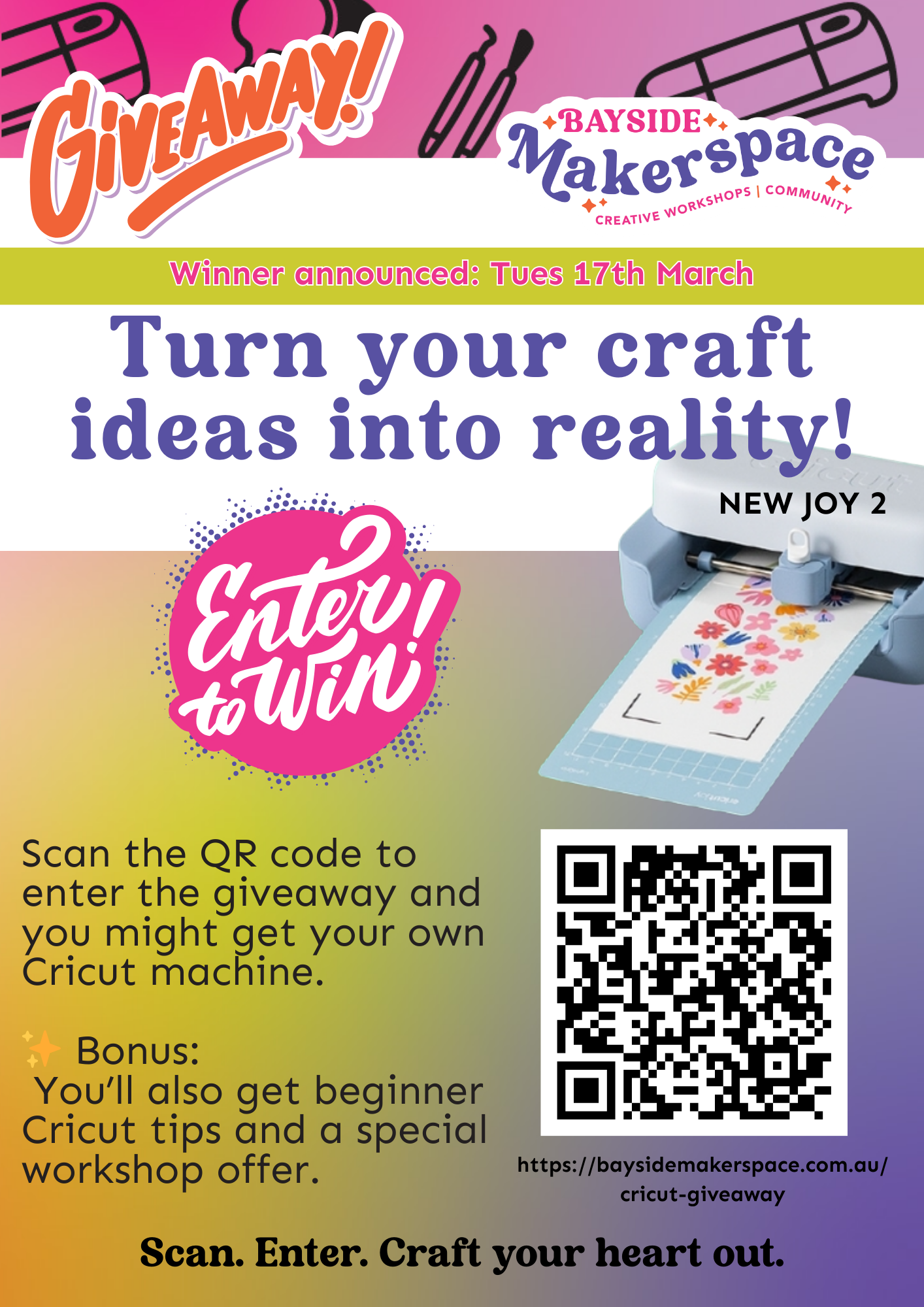 ENTER CRICUT GIVEAWAY