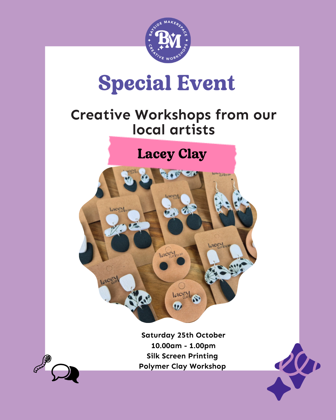 Polymer Clay earrings