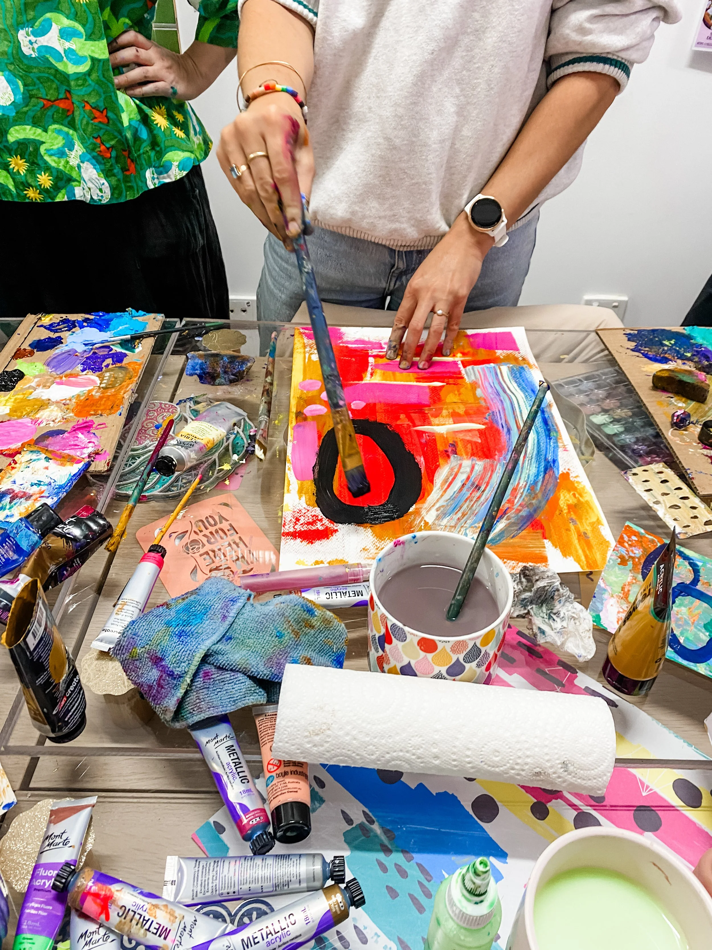 Abstract art piece in progress learning squircles.JPG