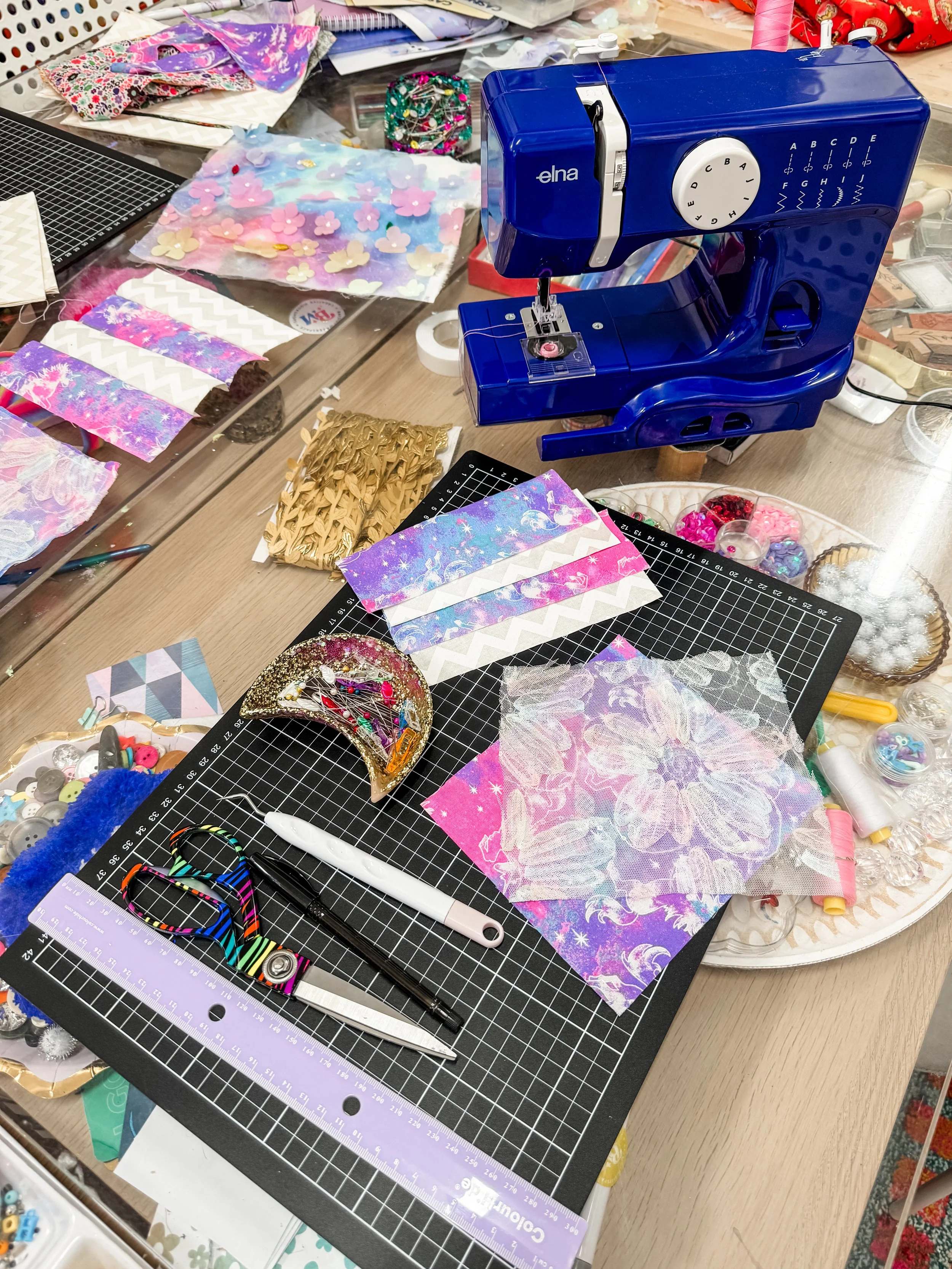 Sewing class ready to make and learn to sew.JPG