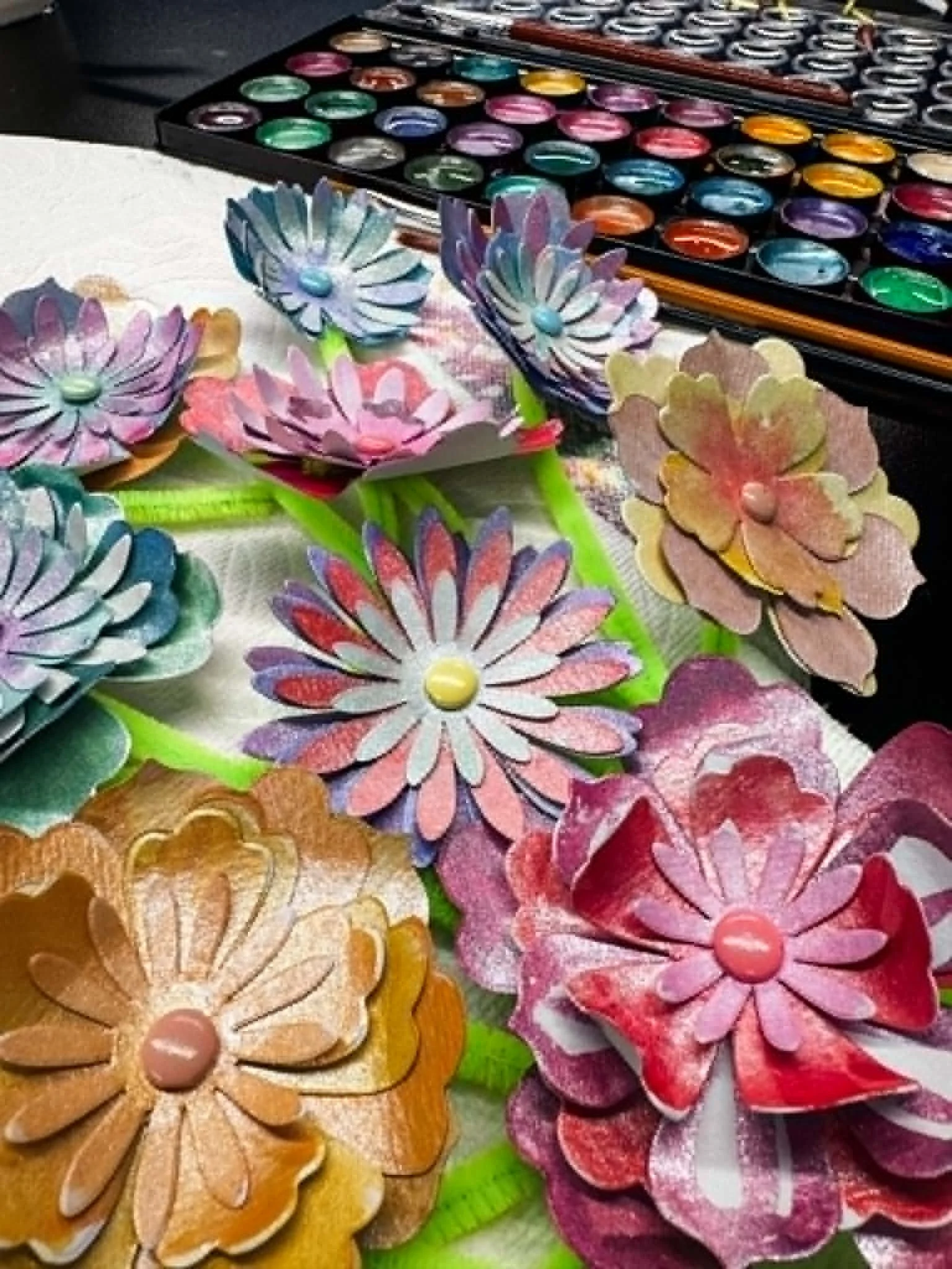 Watercolour paper Flowers