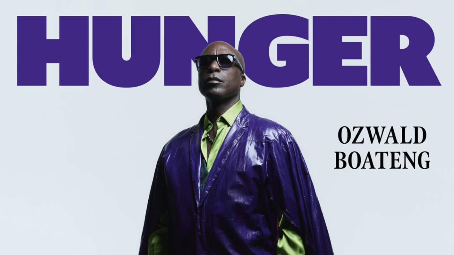 HUNGER Magazine Issue 40 Cover Star | Ozwald Boateng