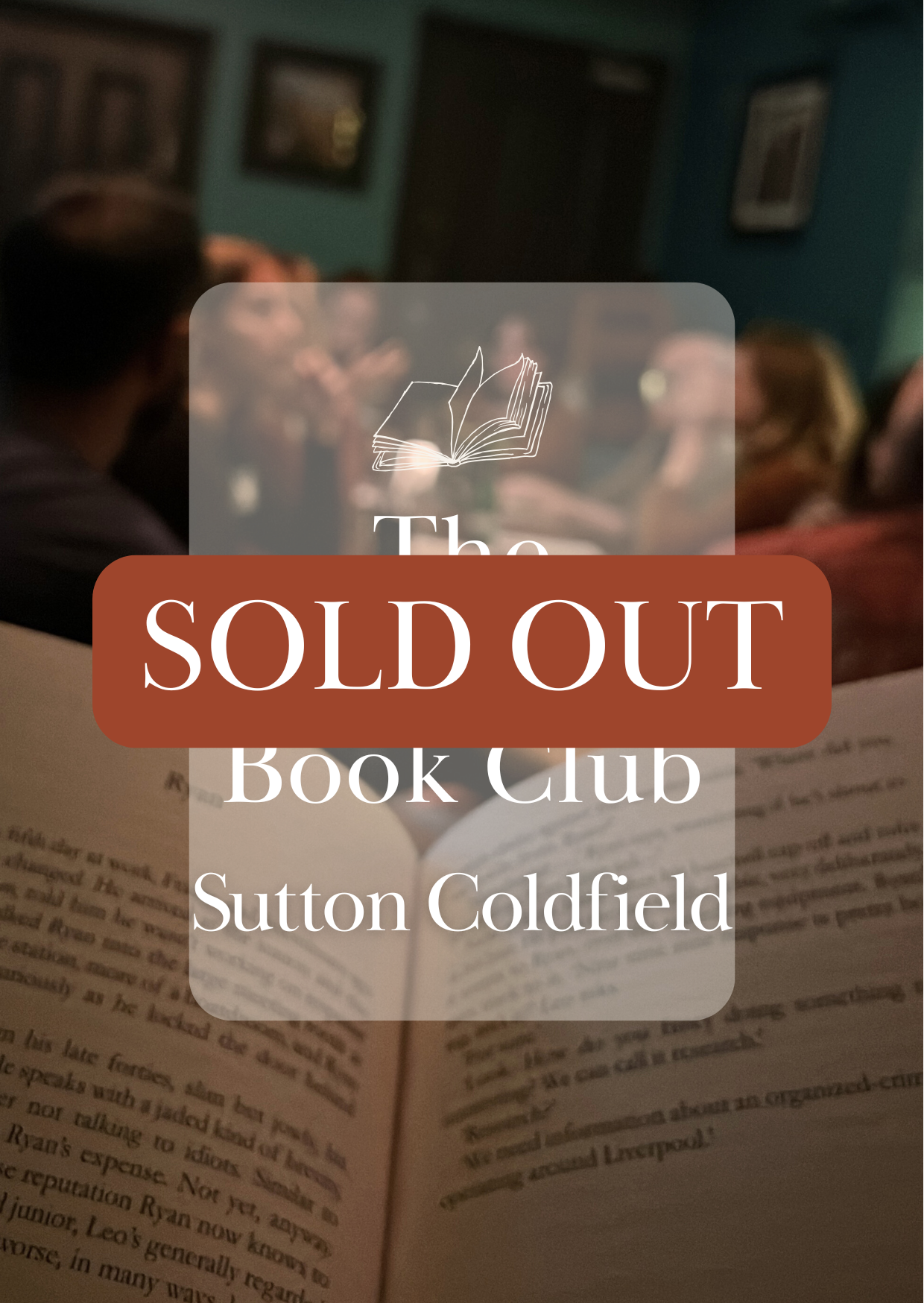 SOLD OUT Sutton Coldfield Book Club