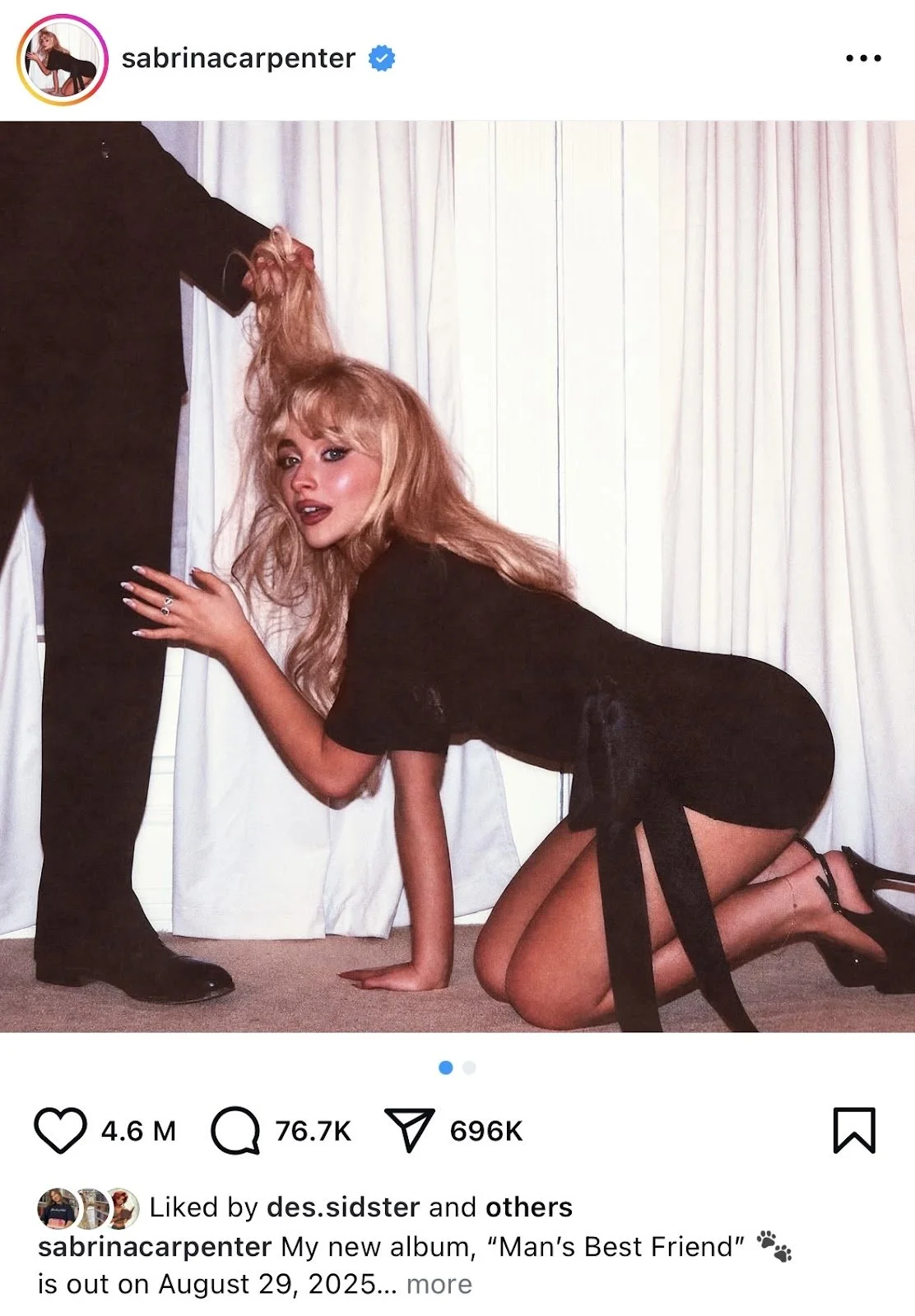 Not Your Man’s Best Friend: Sabrina Carpenter Flips the Script on the Male Gaze 