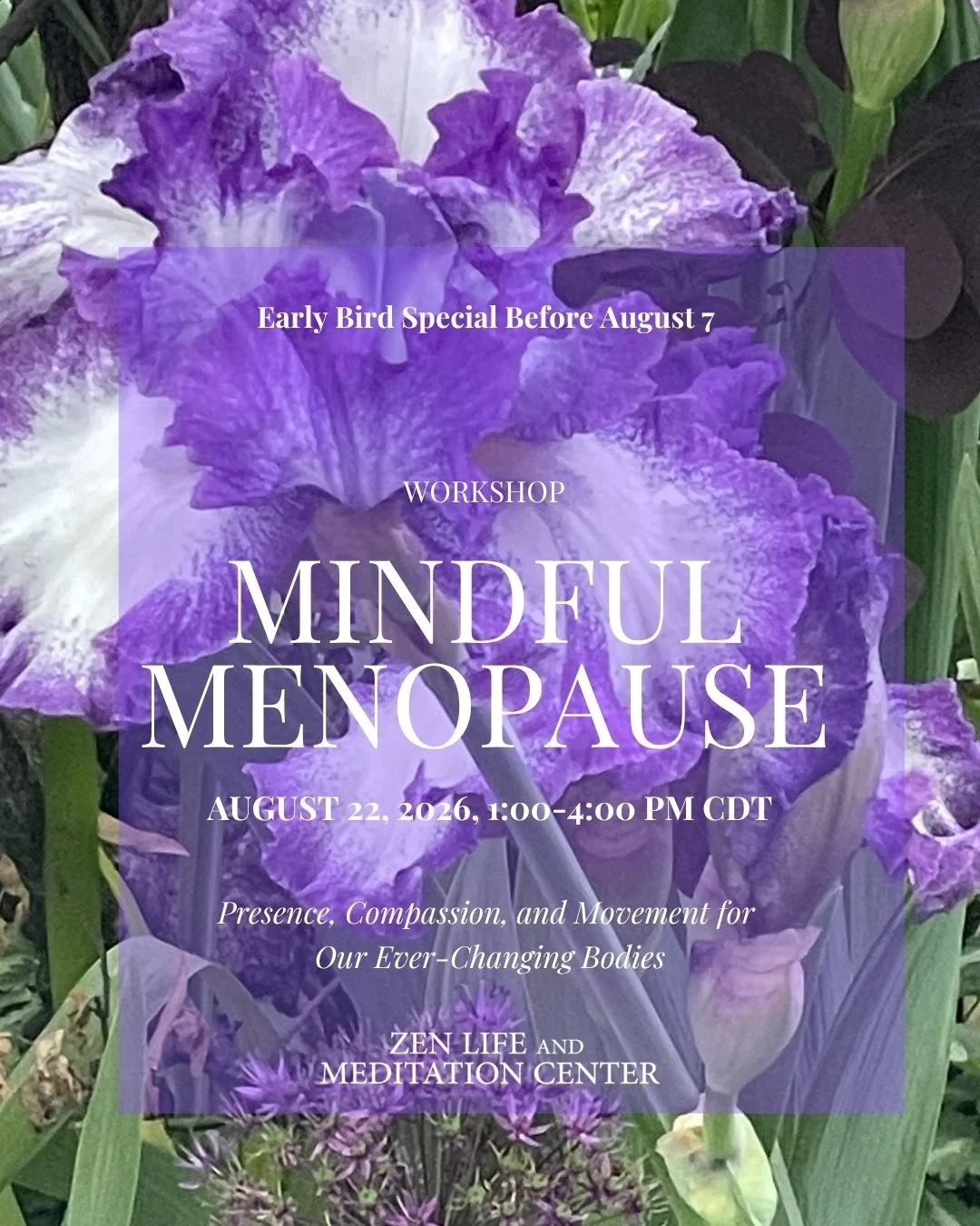 Mindful Menopause: Presence, Compassion, and Movement for Our Ever-Changing Bodies - Aug. 22