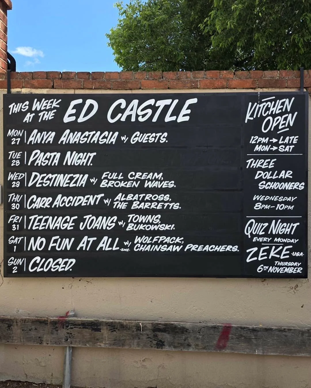 THIS WEEK AT THE ED: