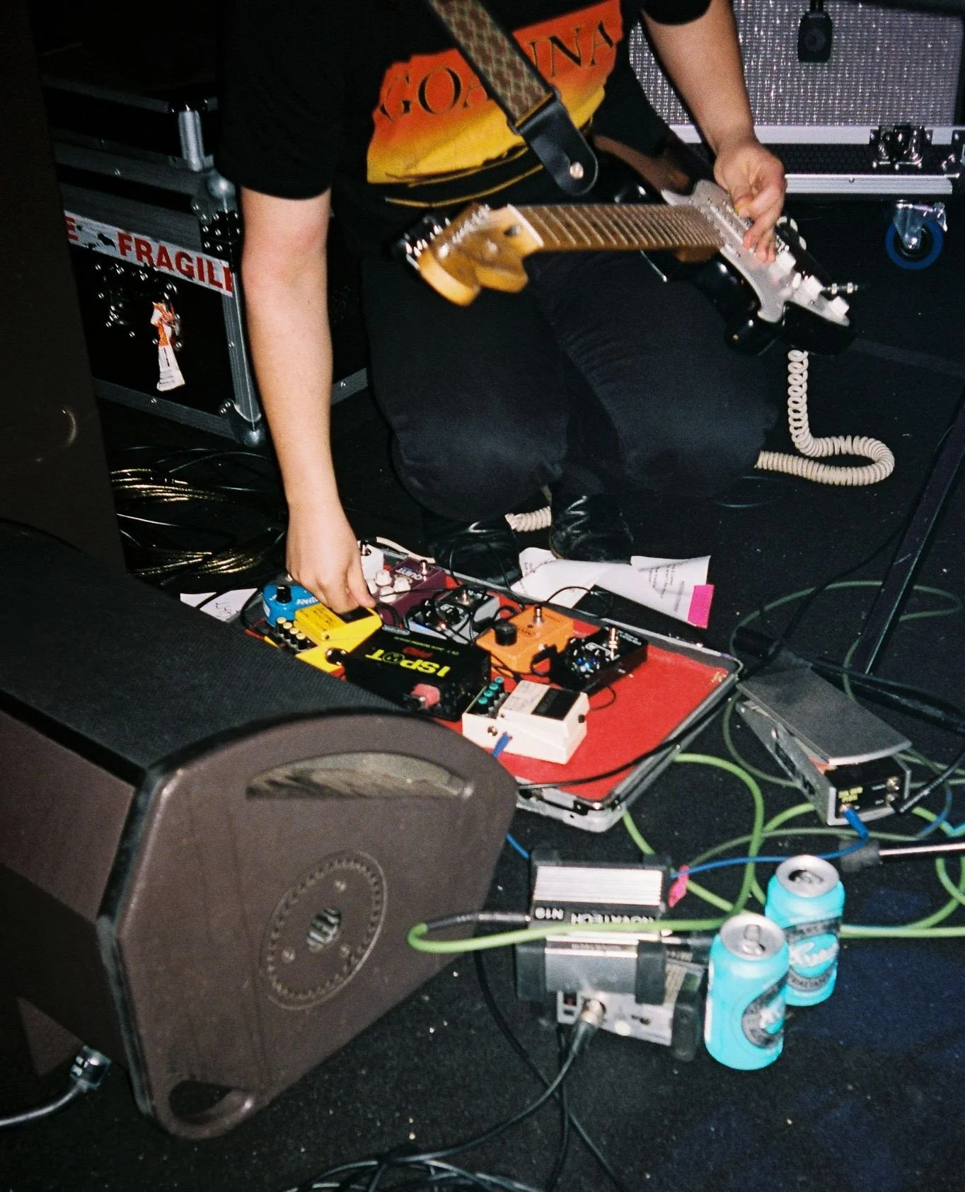 Setting up the stage &rarr;⁠
⁠
Monday to Saturday. ⁠12pm till late.⁠ All-day dining.⁠
233 Currie Street, Adelaide. ⁠
⁠
#EdCastleHotel