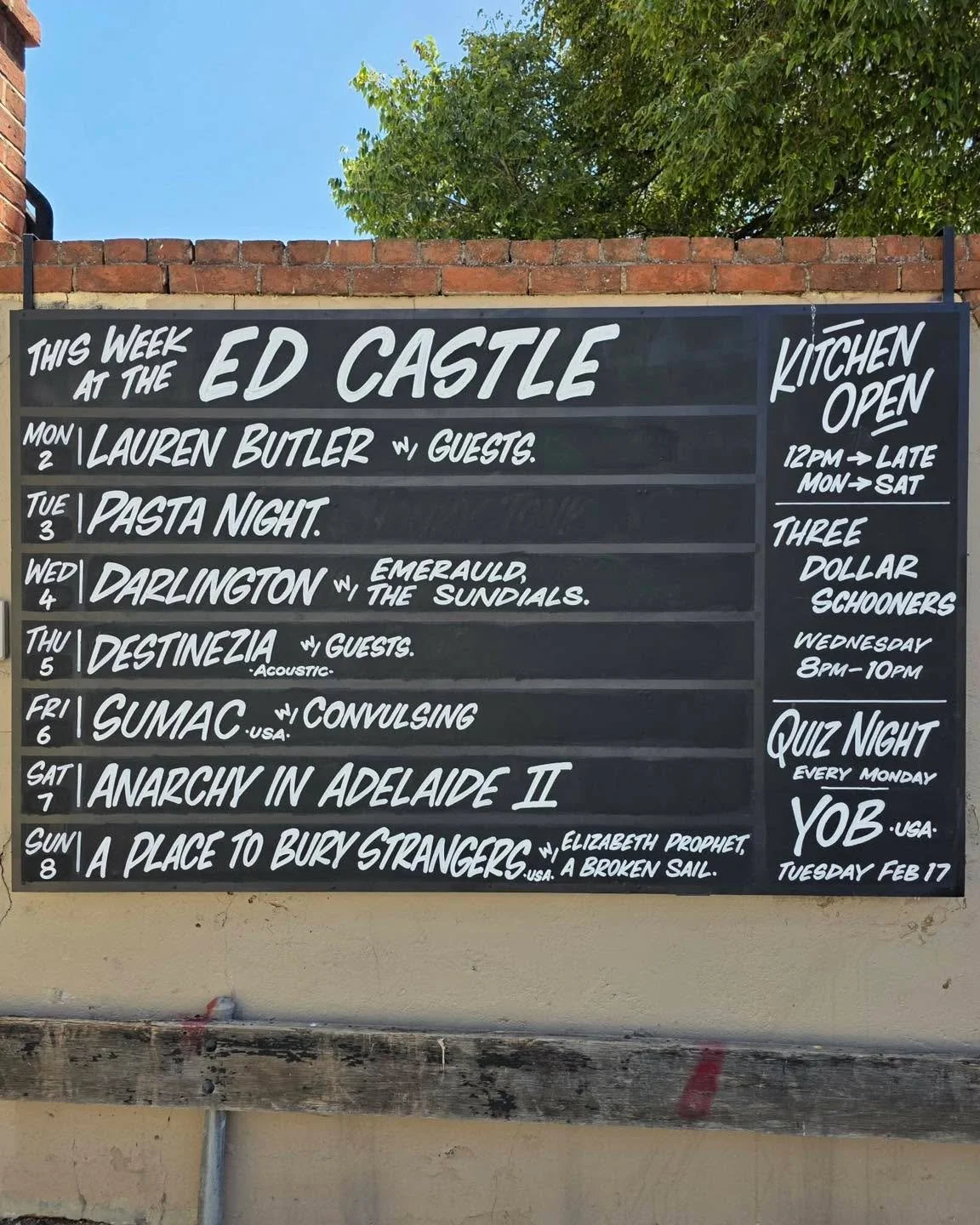 This week at the Ed: