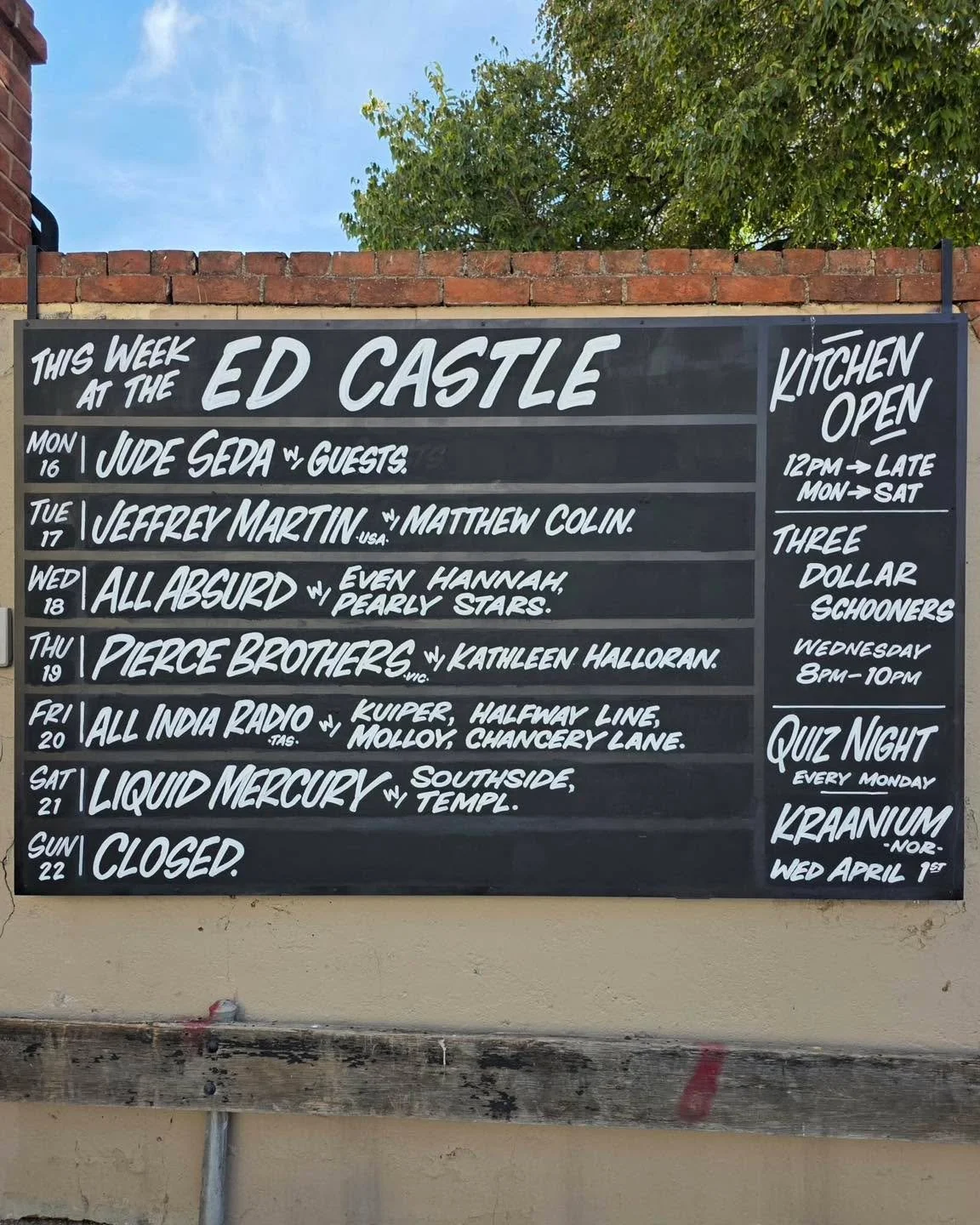 THIS WEEK AT THE ED: