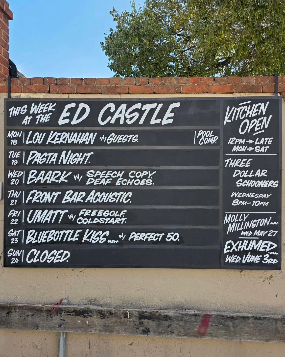 THIS WEEK AT THE ED: