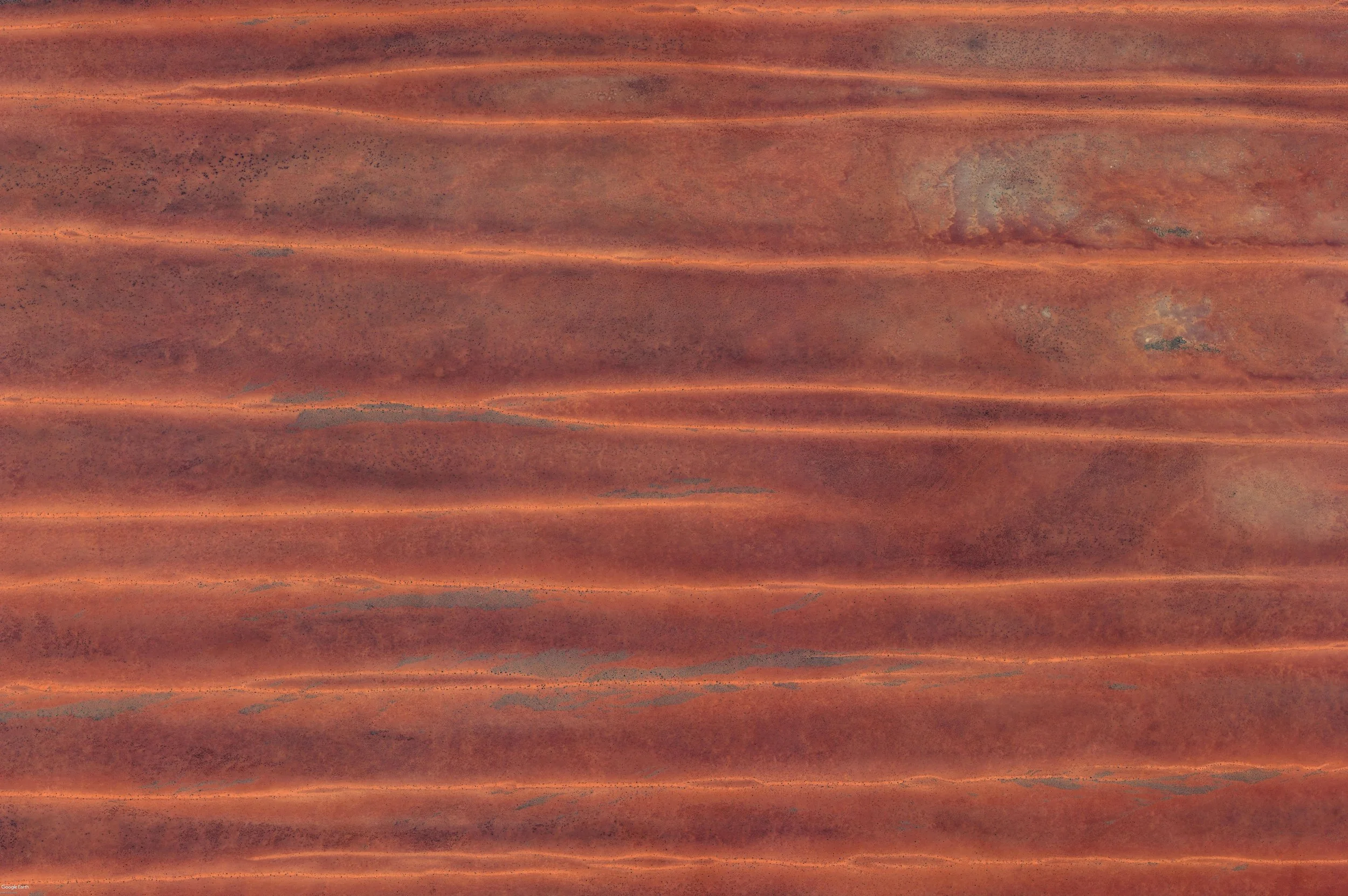 Satellite image of sand dunes in the Tanami Desert, Western Australia