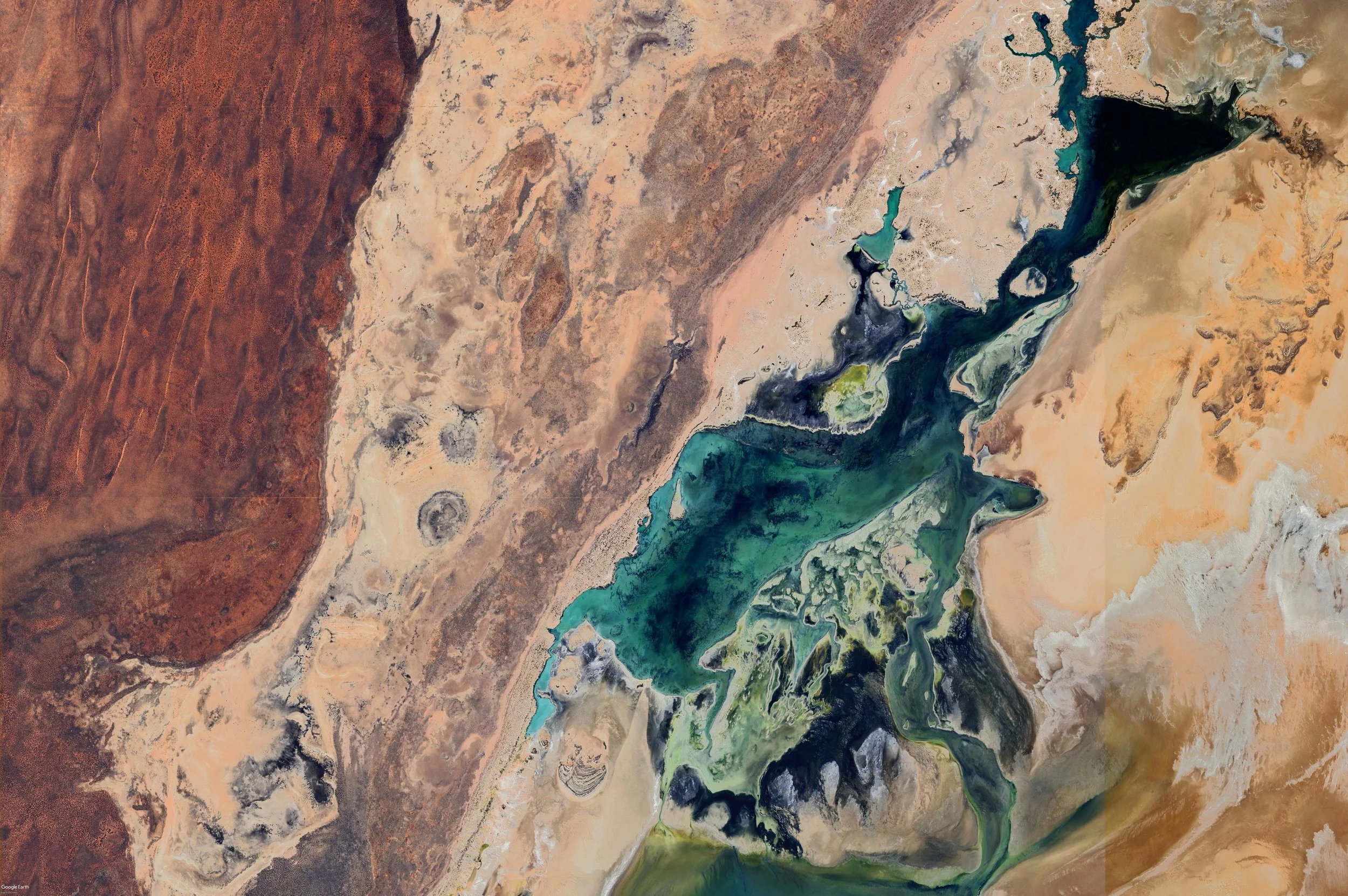 Satellite Image of Lake Macleod, Western Australia