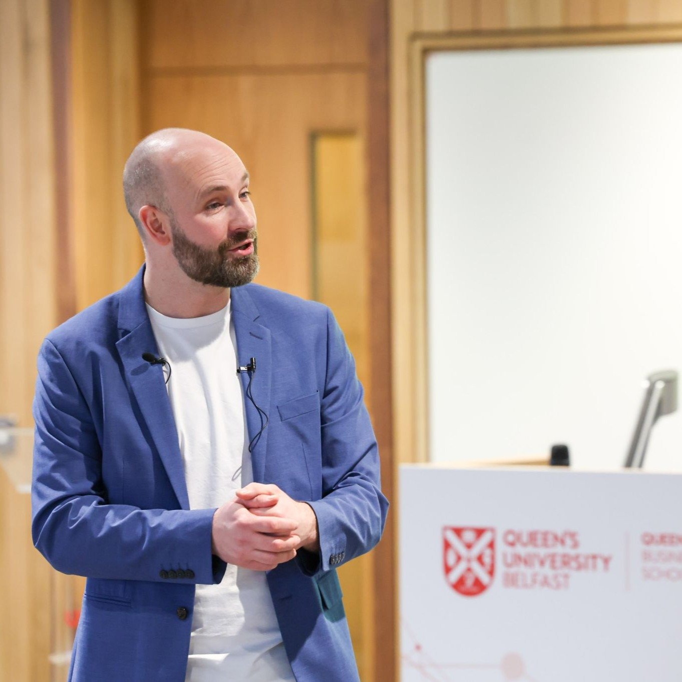 Great to be at @qubbusiness delivering a session on Connection Building: It&rsquo;s not what you know.

Three points from this short talk/mini-workshop (~30-mins):

🎬 Start: push past the psychological barriers; lead with authenticity + low self-ori