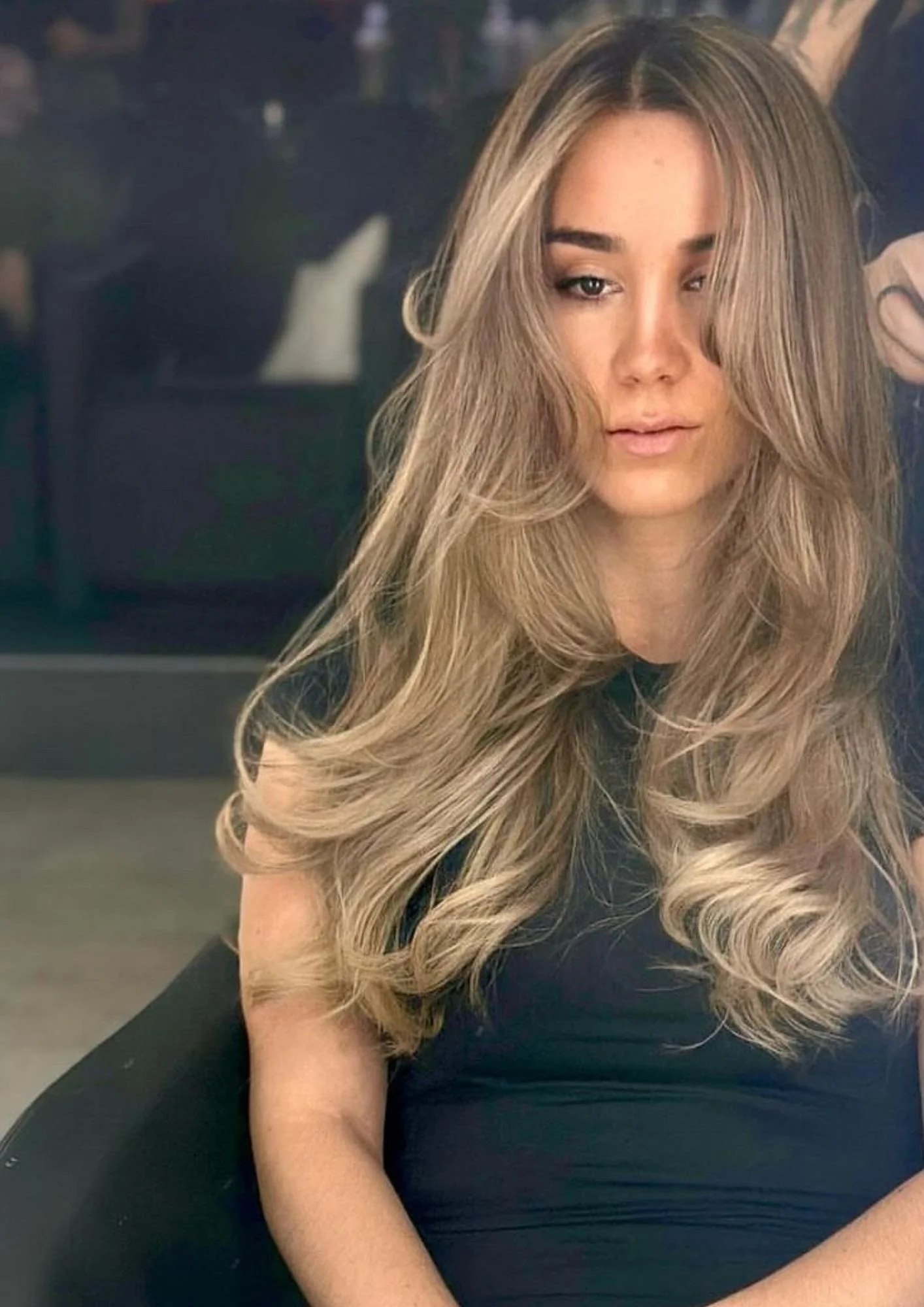 Weft Extensions für langes blondes Haar Buchs SG