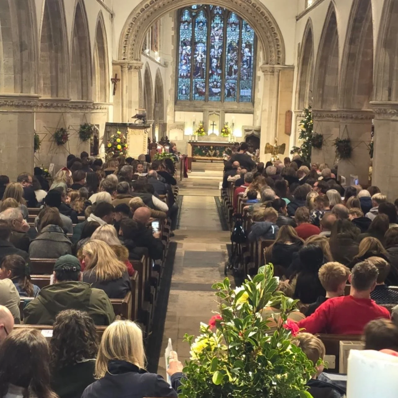 Thank you - all 700 or so of you! - for coming along to the Crib Service this afternoon and being so generous in your gifts for Family Support Work.