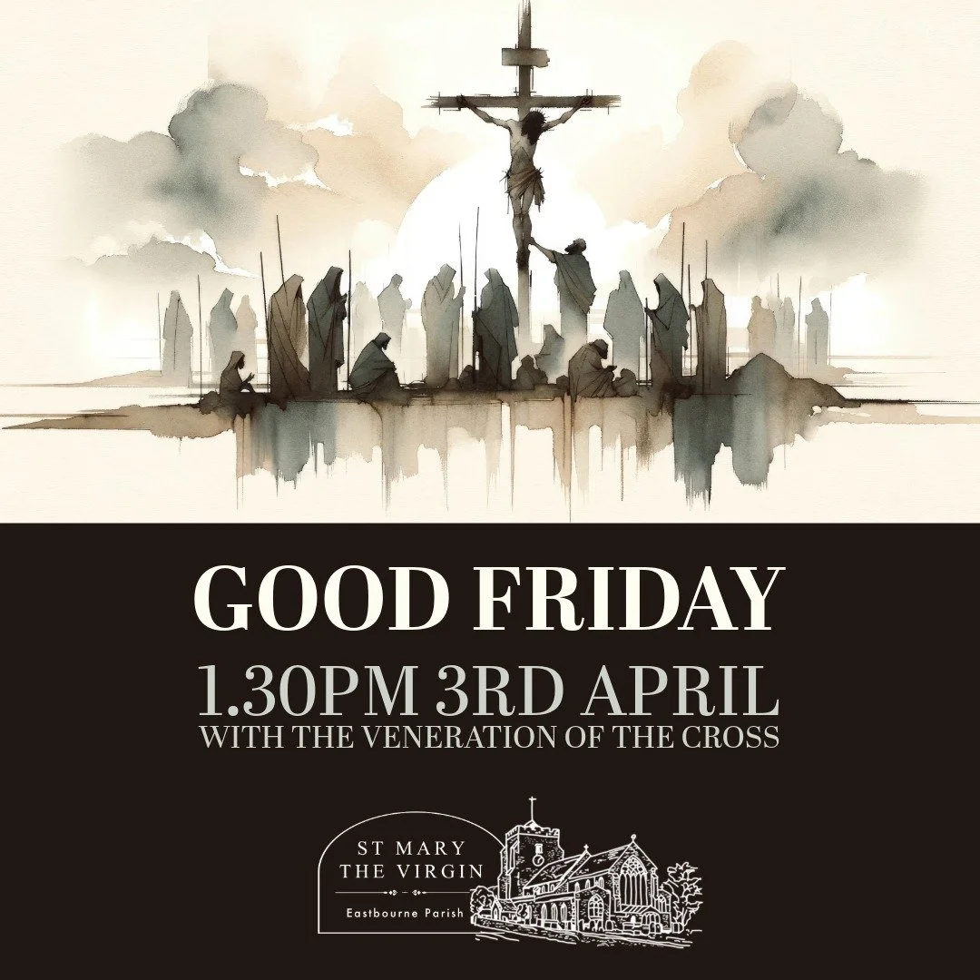 Good Friday at St Mary's

9am ~ Morning Prayer ~ South Chapel 

10.30am ~ Ecumenical Walk of Witness beginning at end of Central Avenue (arrives St Mary's approx 12noon)

1.30pm ~ The Liturgy of Good Friday 

7pm ~ Good Friday concert ~ Maunder's Oli