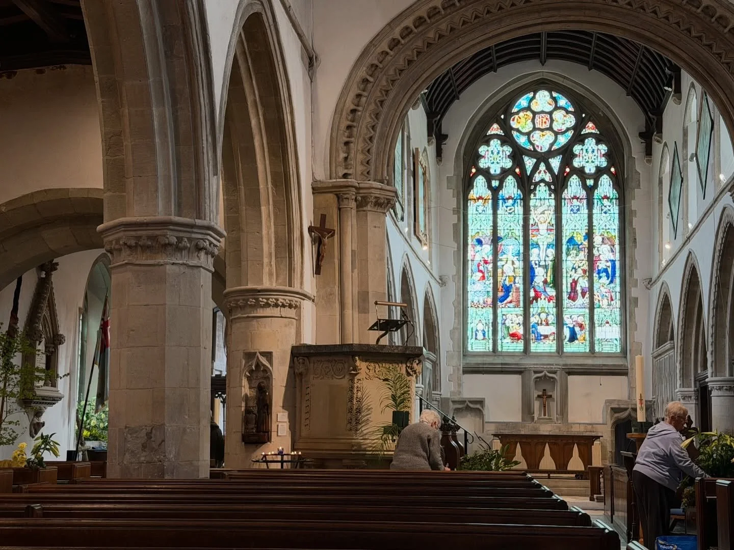 Huge thanks to our Flower Guild who have been so busy at work &hellip;. It&rsquo;s beginning to look a lot like Easter!