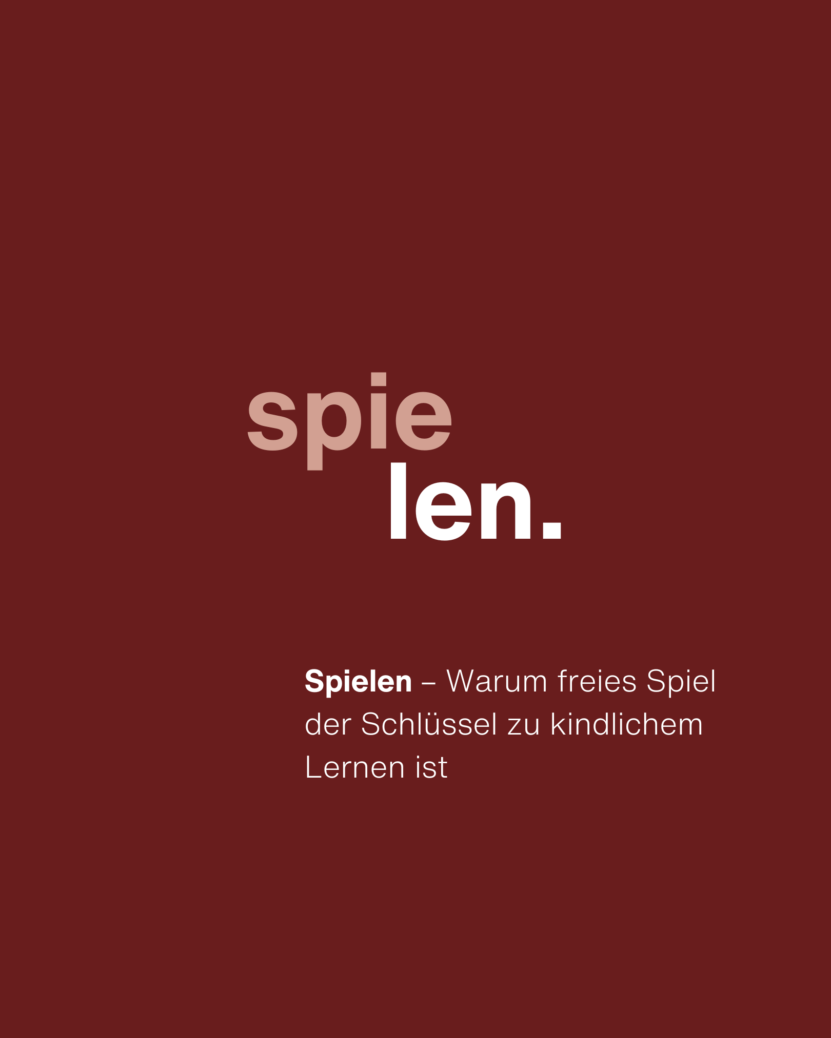 N°18 – Spielen