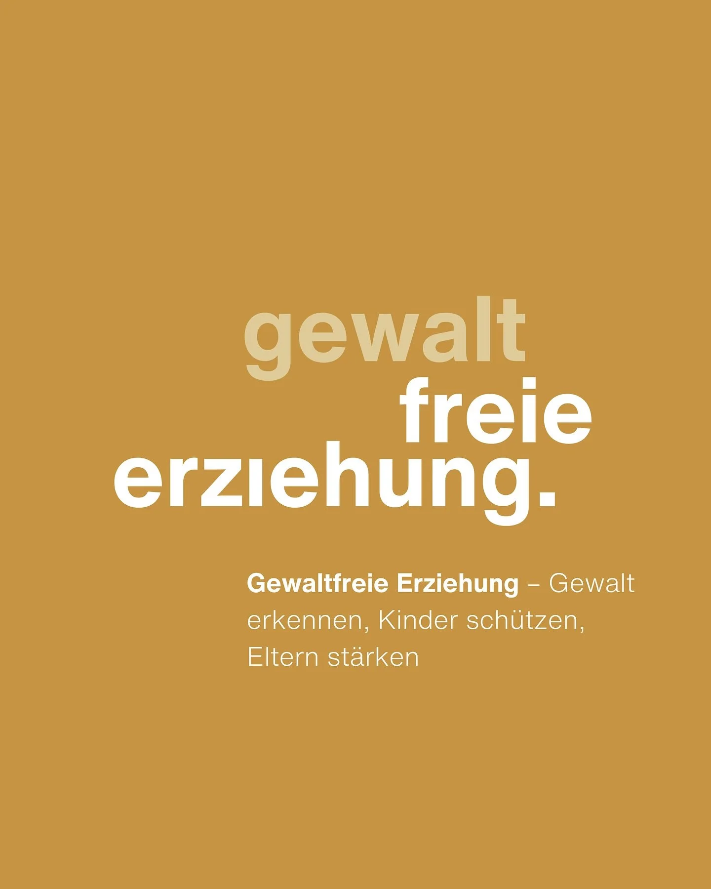 ━ GEWALTFREIE ERZIEHUNG

&bdquo;Viele Eltern wenden keine Gewalt aus b&ouml;sem Willen an &ndash; sondern aus Stress, &Uuml;berforderung oder weil ihnen Alternativen fehlen.&ldquo; &ndash; St&eacute;phanie B&uuml;rgi-Dollet

Warum kommt es in Familie