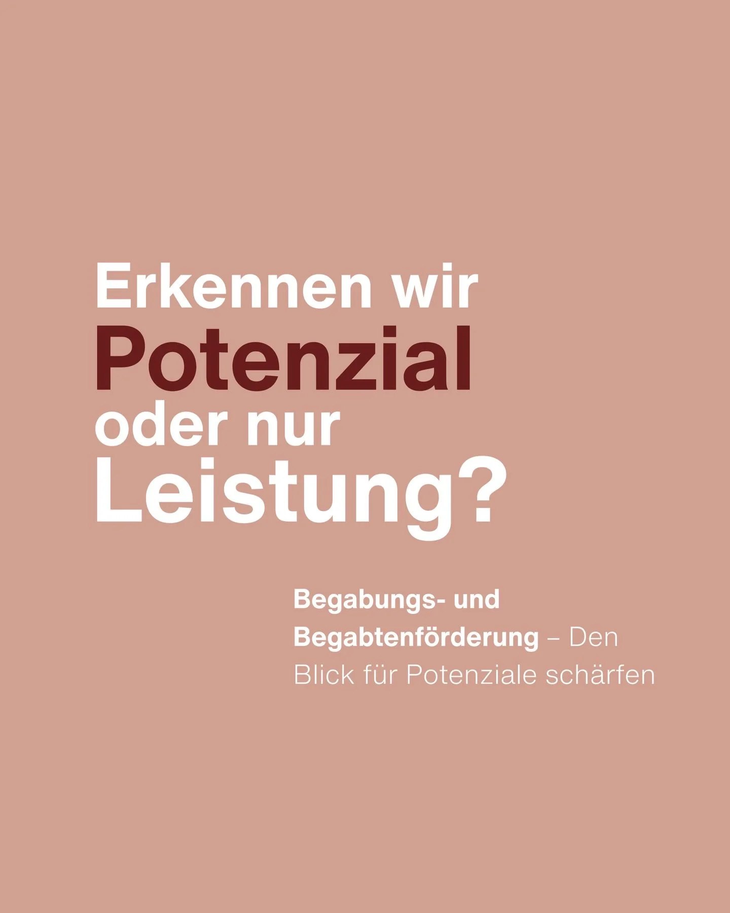 ━ BEGABUNGS- UND BEGABTENF&Ouml;RDERUNG

&bdquo;Begabungen und St&auml;rken haben alle &ndash; und darum sollten auch alle Lernenden die Chance haben, diese zu entwickeln.&ldquo; &ndash; Anuschka Meier-Wyder

Wie k&ouml;nnen Schulen die St&auml;rken 