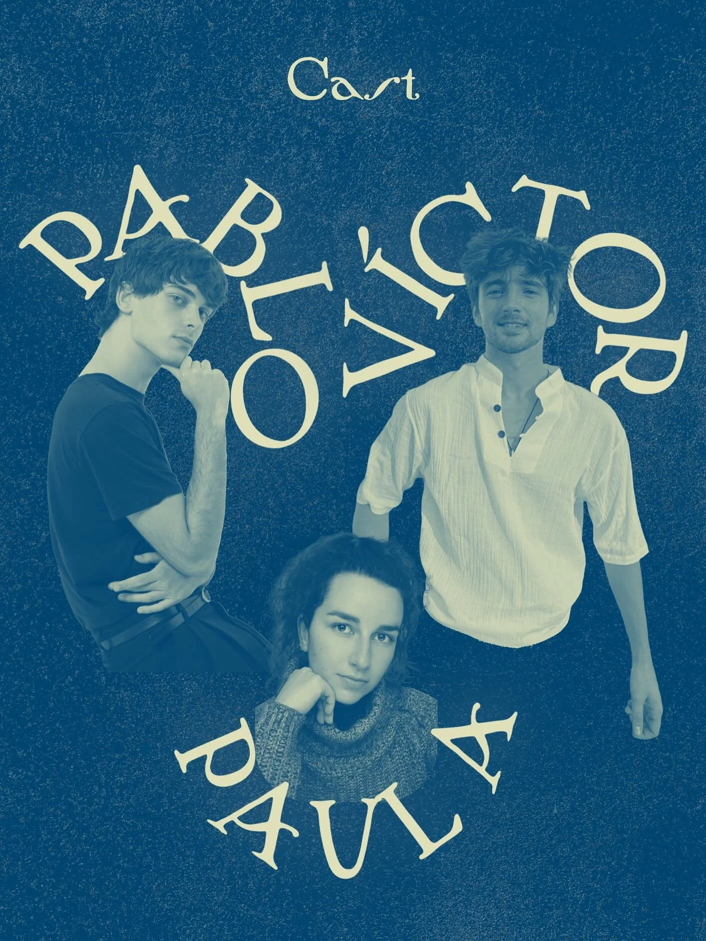 Ellos son el alma de Onades.
Hoy presentamos a nuestro reparto: Pablo Royo de Larios, V&iacute;ctor Criado Ruiz y Paula Lloret de Torre.

Pablo es actor valenciano formado en interpretaci&oacute;n y con experiencia en teatro y cine. Su vocaci&oacute;