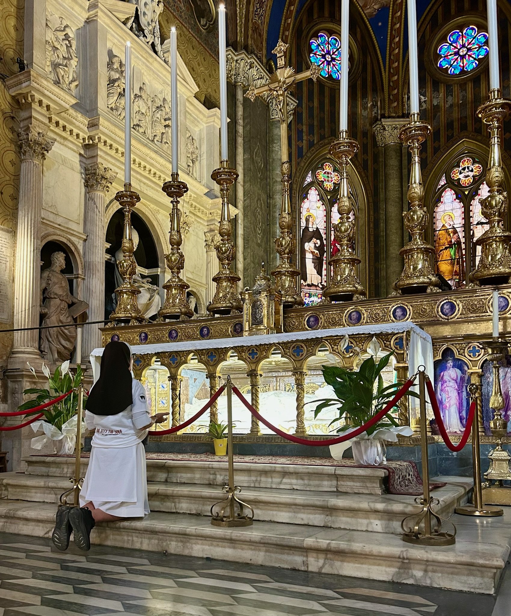 Channeling the tenacious spirit of St. Catherine of Siena, OP