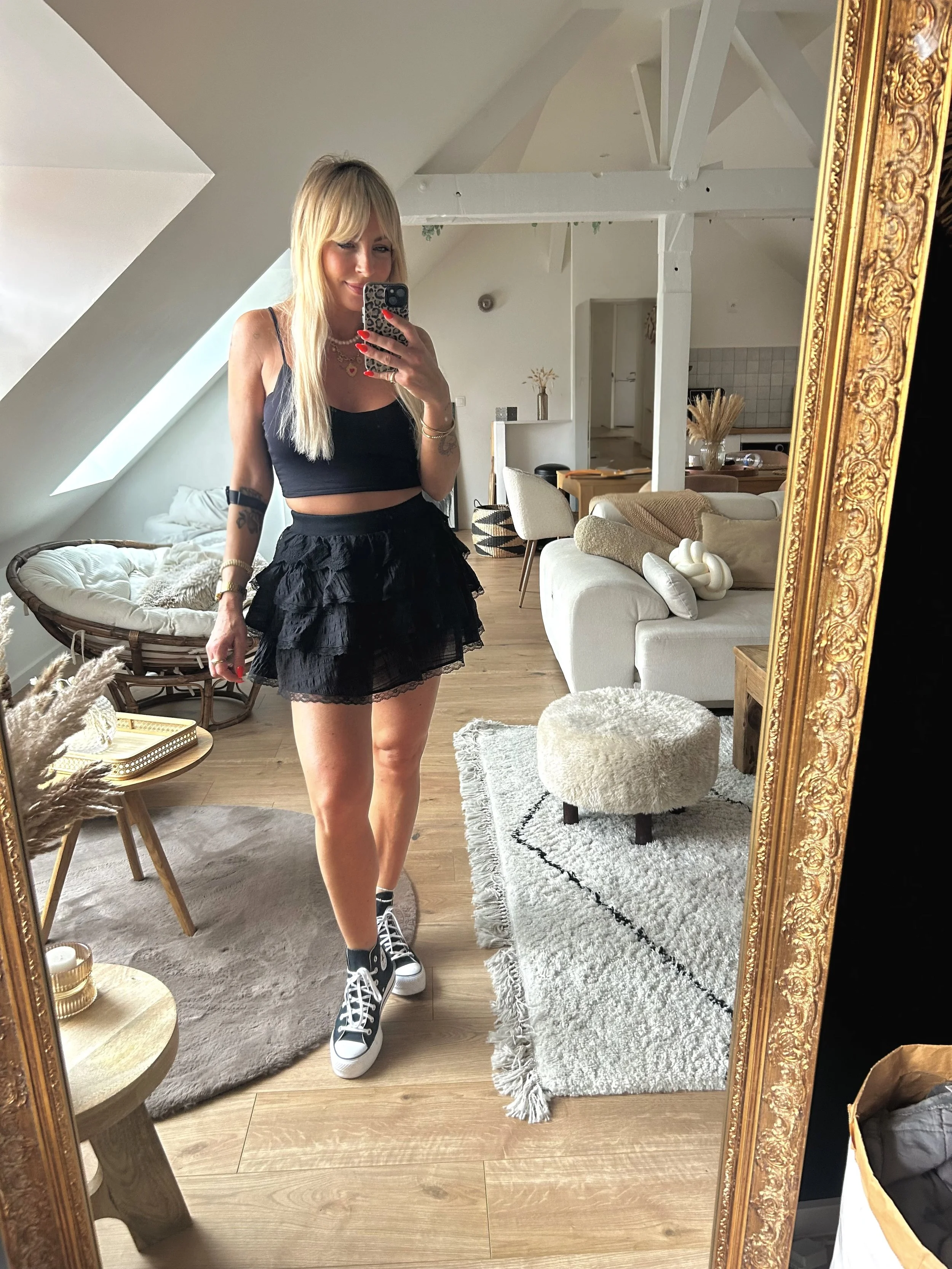 Jupe frou frou