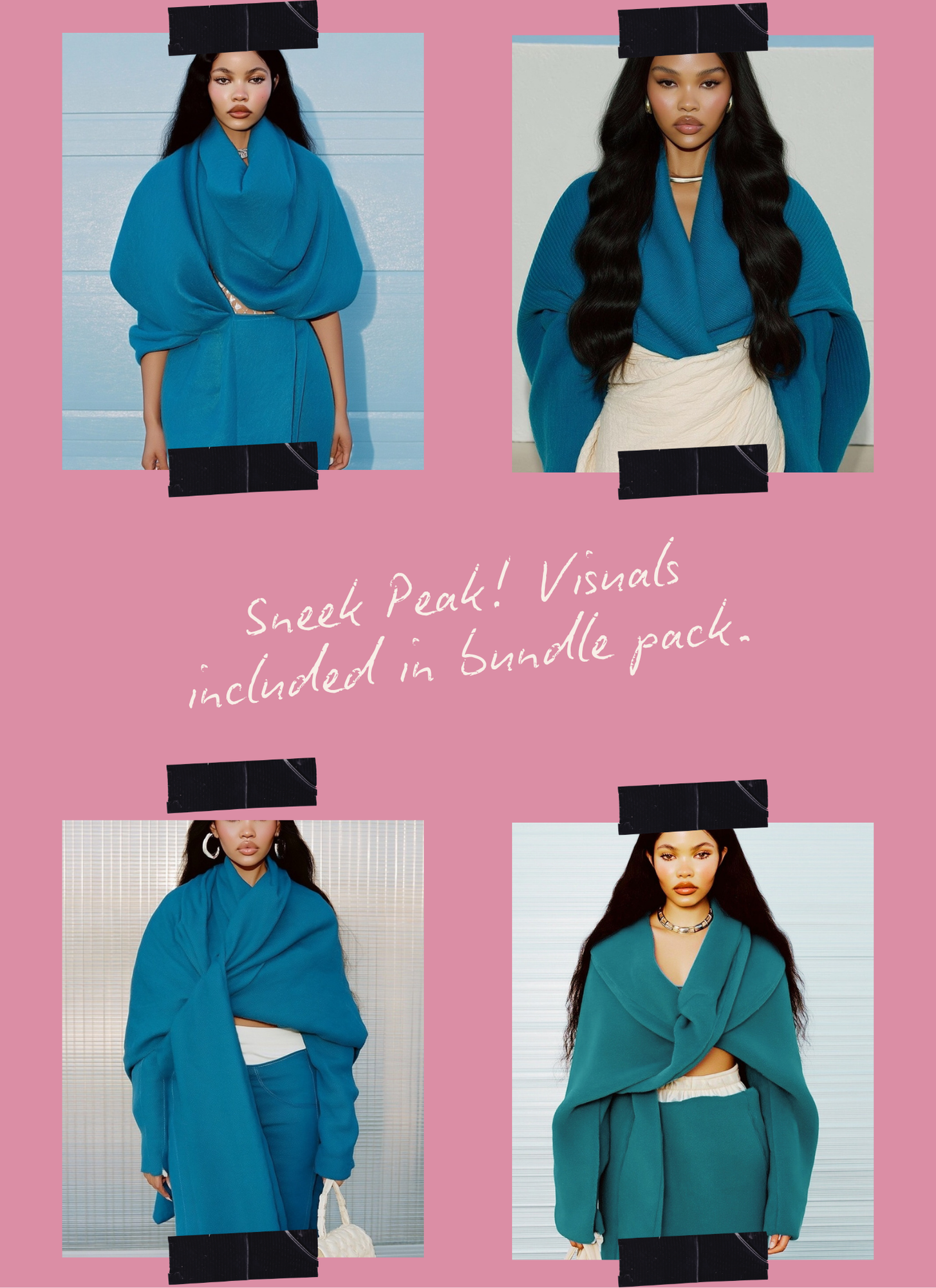 QOG AI-Generated Fashion & Lifestyle Visual Bundle (10 Photos, Art ...