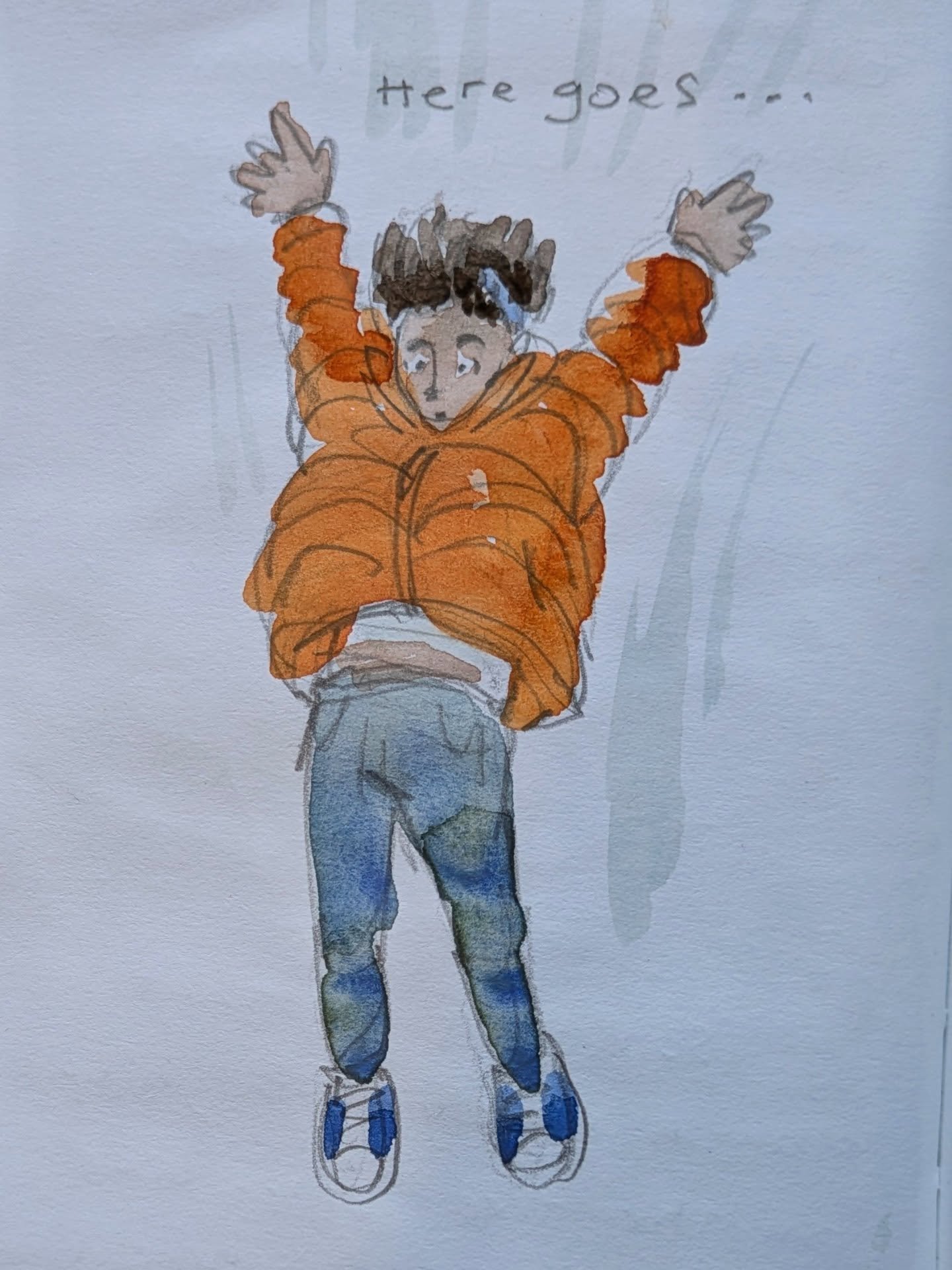 Feelings. 
#visualjournal #100dayschallenge #100dayschallenge2026 #illustratoroninstagram #illistration_daily