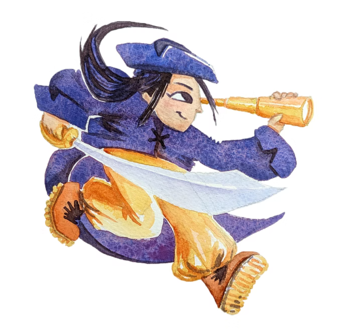 Pirate Looking for a Story