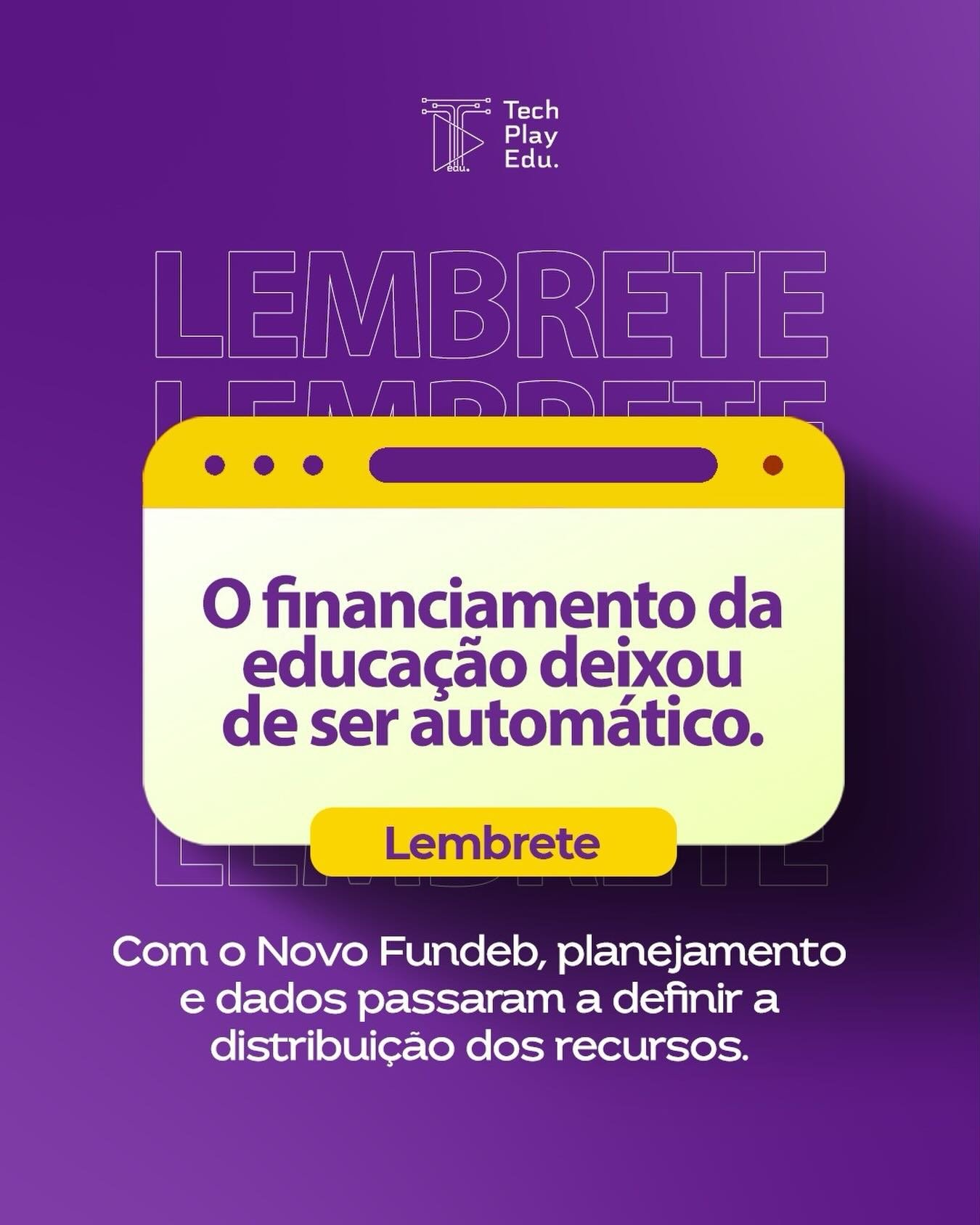 Muita gente ainda n&atilde;o percebeu, mas a forma como a educa&ccedil;&atilde;o &eacute; financiada mudou.

Com o Novo Fundeb, n&atilde;o &eacute; mais autom&aacute;tico. Hoje, planejamento, acompanhamento e dados fazem toda a diferen&ccedil;a na ho