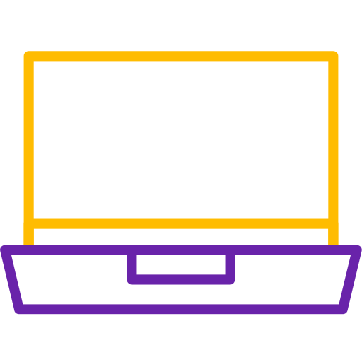 Gold graduation cap icon on black background