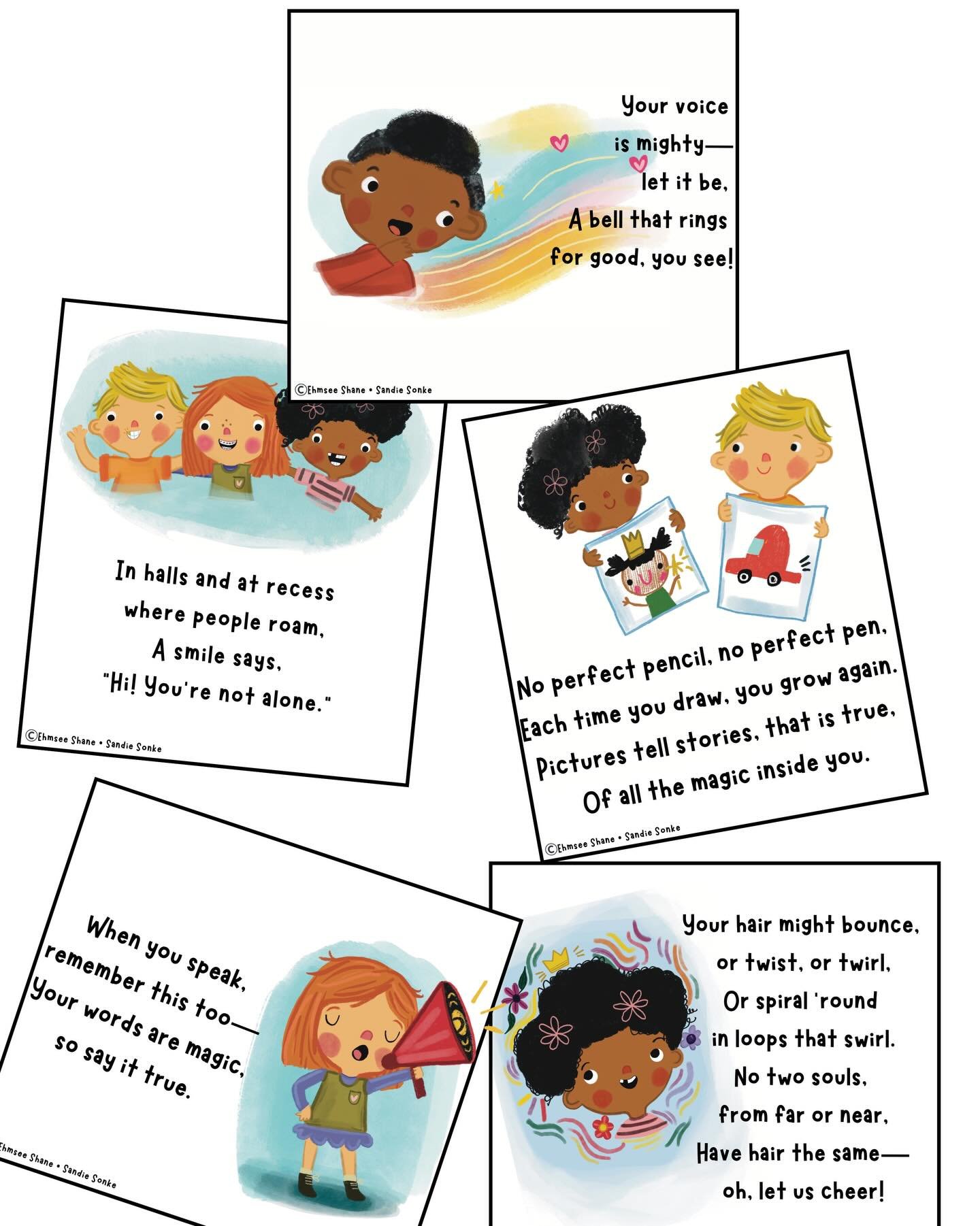 🙃 Hi teachers (&hellip;and parents)!!! I have a few posters for you to print off and have ready for when you buy and read my book to help enforce self-love! Completely free&mdash; all you have to do is comment POSTERS, and I&rsquo;ll send you the li