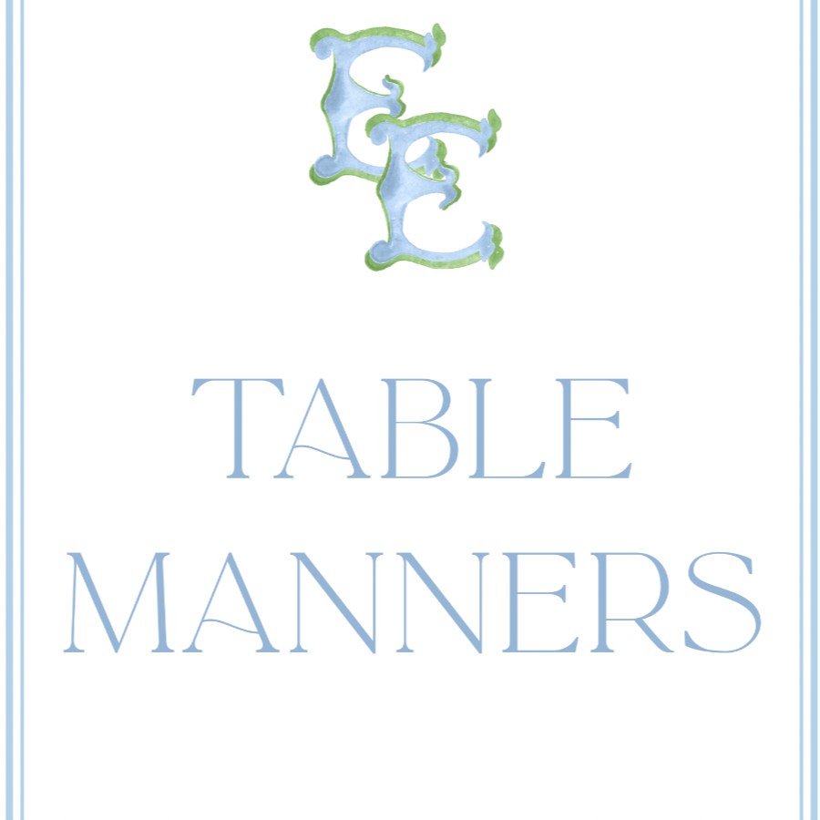 Table Manners (October 12)
