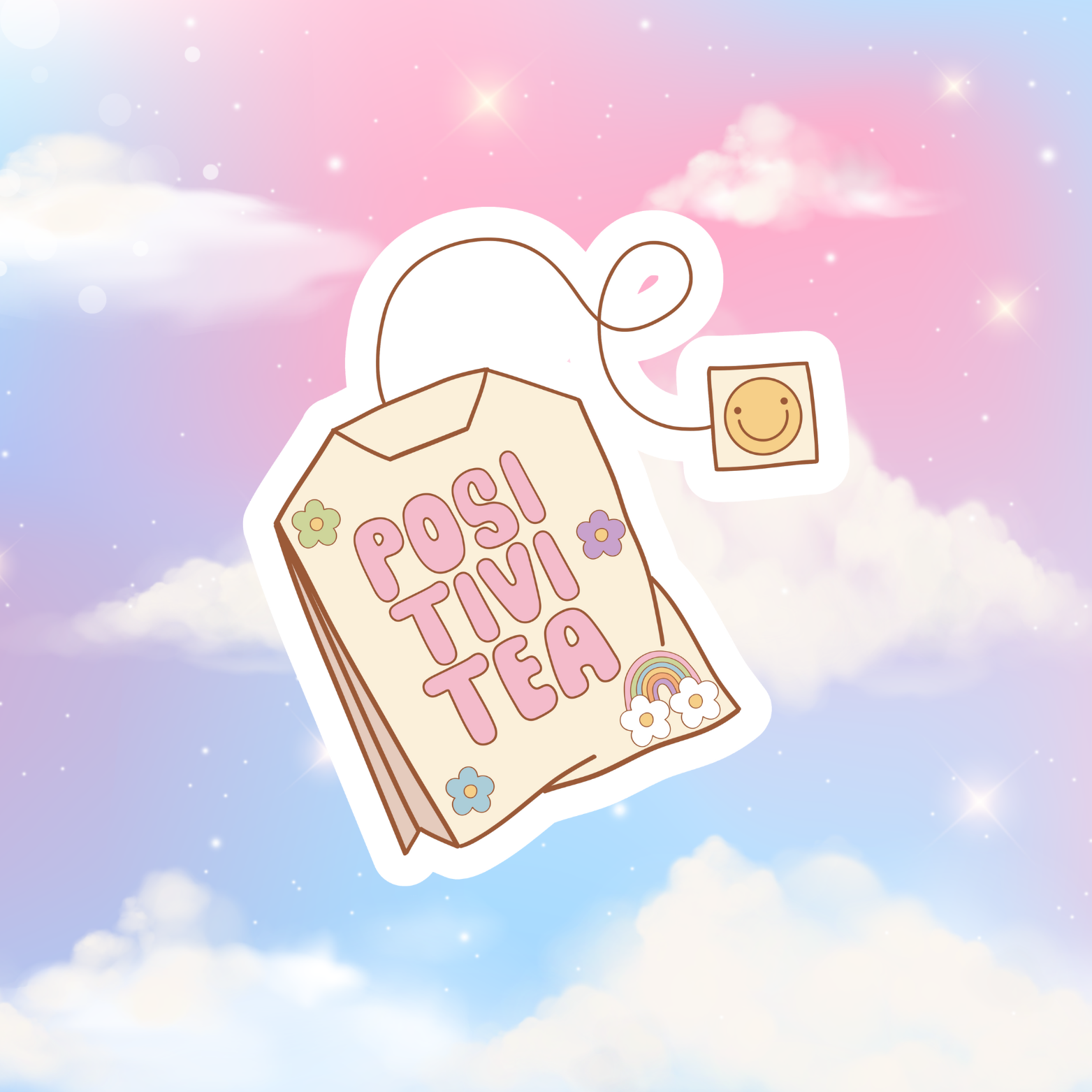 Posi-Tivi-Tea Sticker