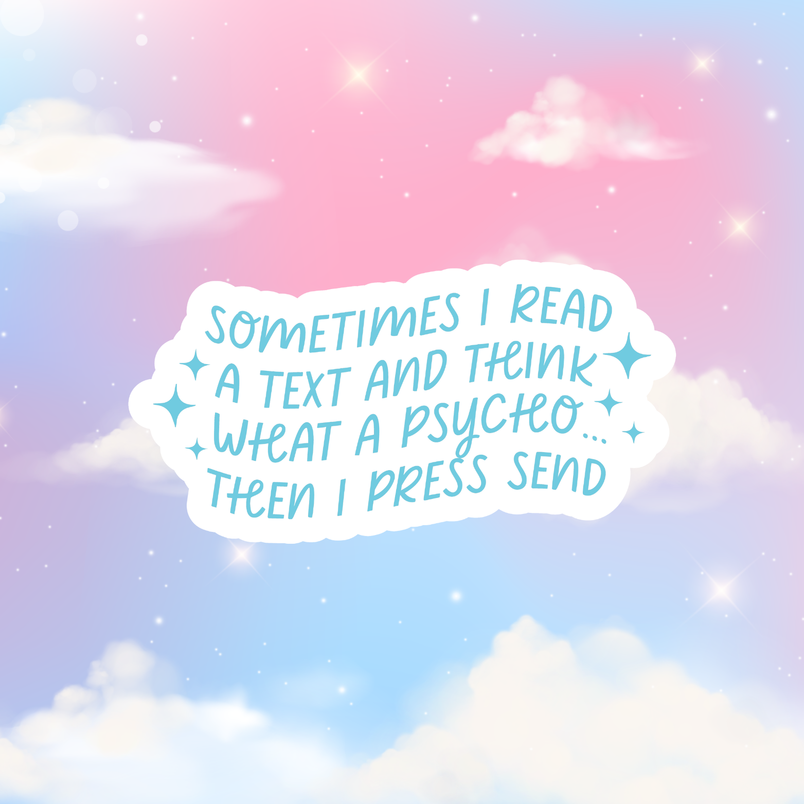 Sometimes I Read a Text