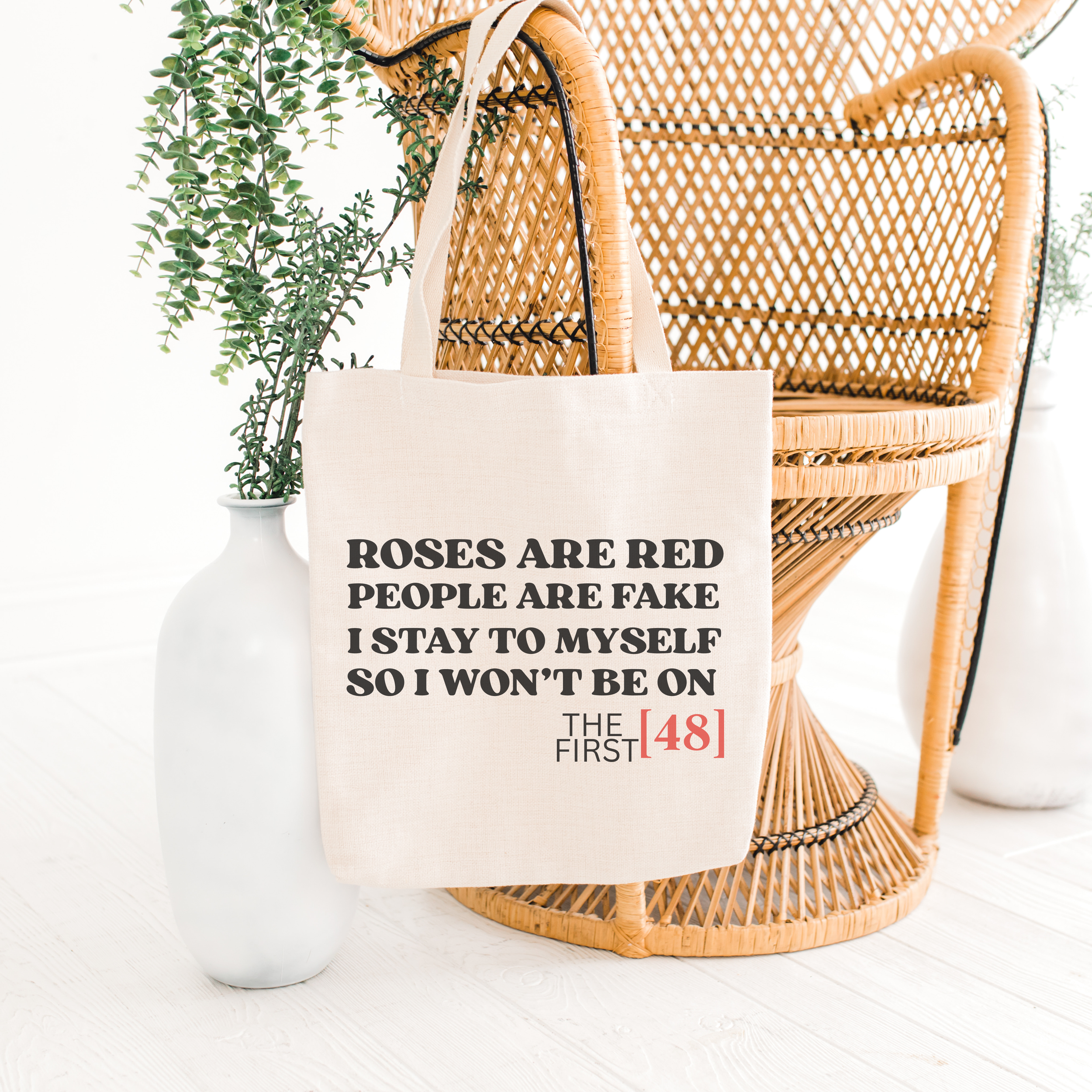Roses Are Red – Canvas Tote Bag