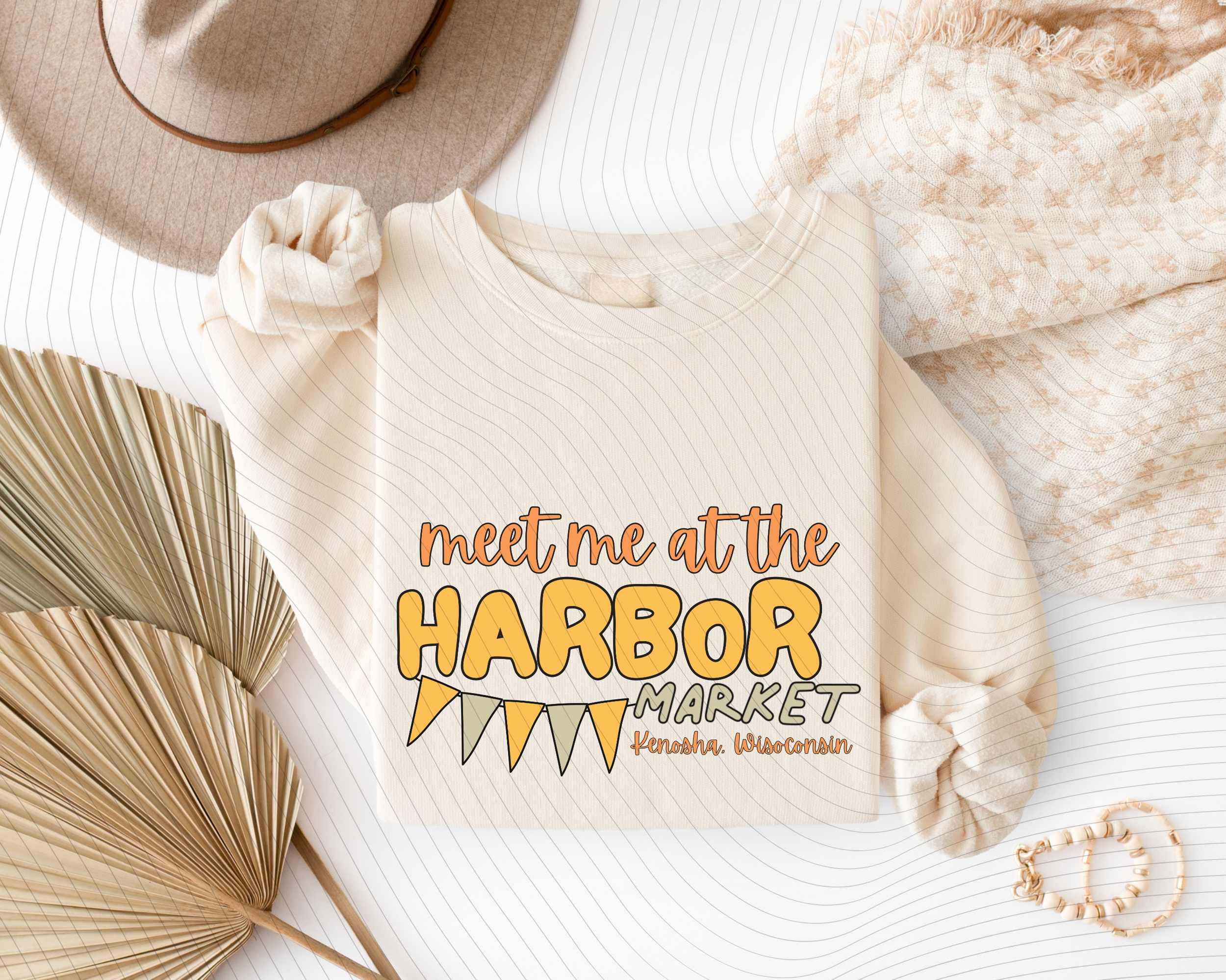 Meet Me at the Harbor Market Crewneck
