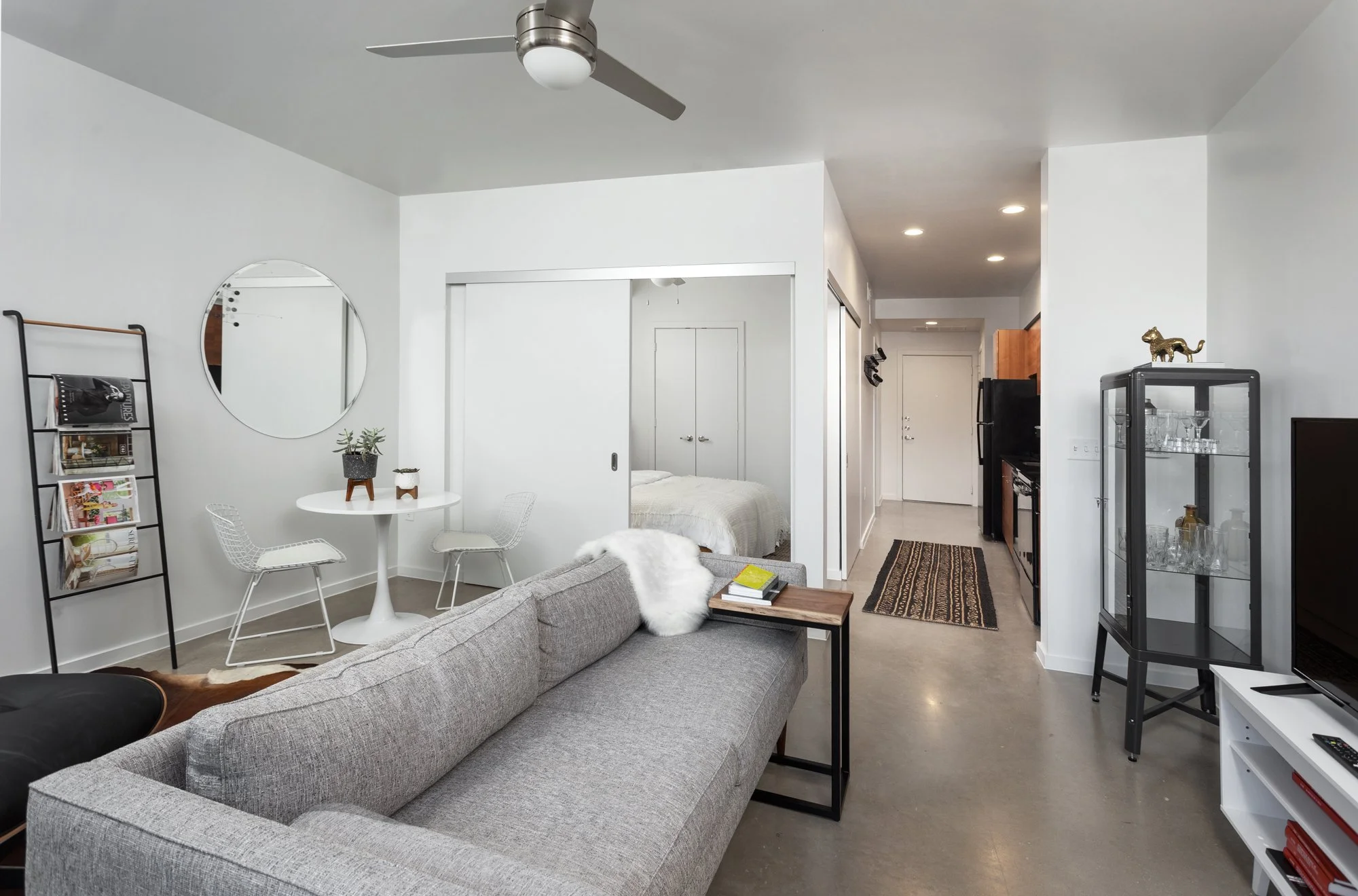 4. Living Area (One Bed) - Bed View.jpg