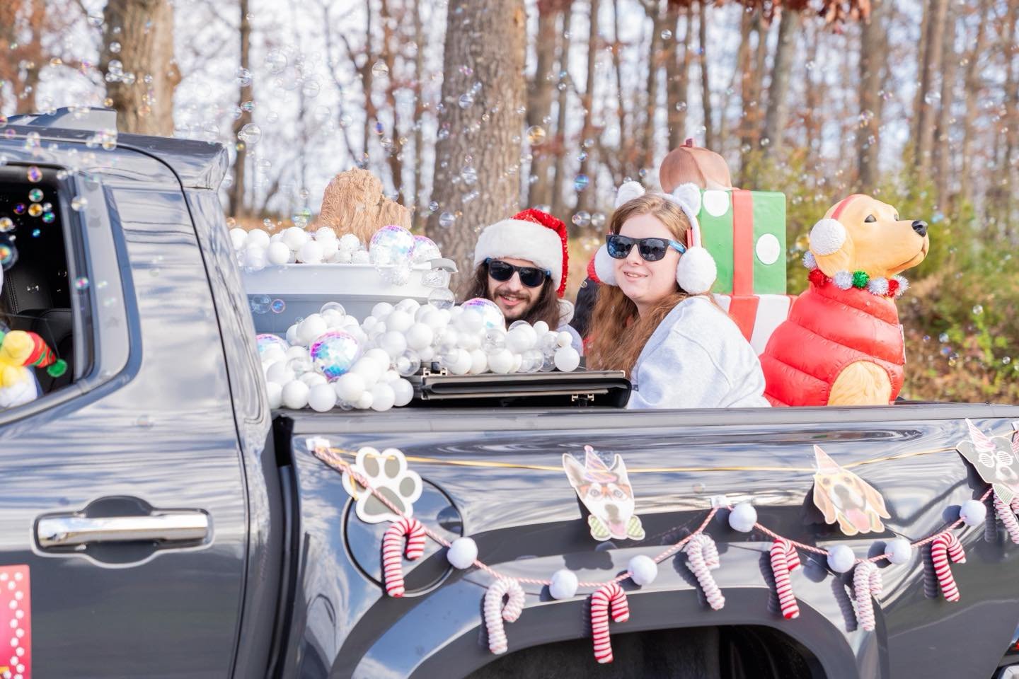 2025 Kodak Christmas Parade -- Owner/Groomer Zach