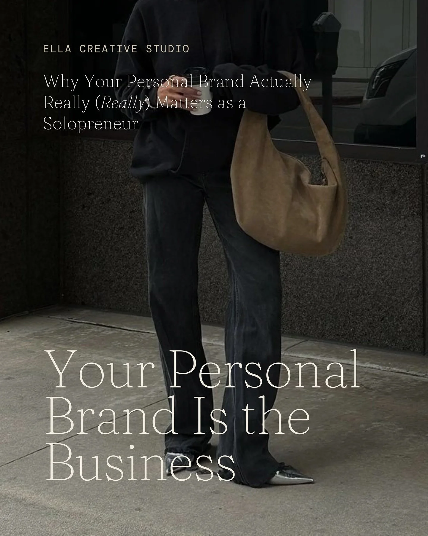 I started this separate Insta for Ella Creative Studio over the summer - mostly for fun &amp; BTS moments. TBH though, it doesn&rsquo;t do much for my business on an ROI level (outside of the joy of expression, which is still important!!!).

My perso