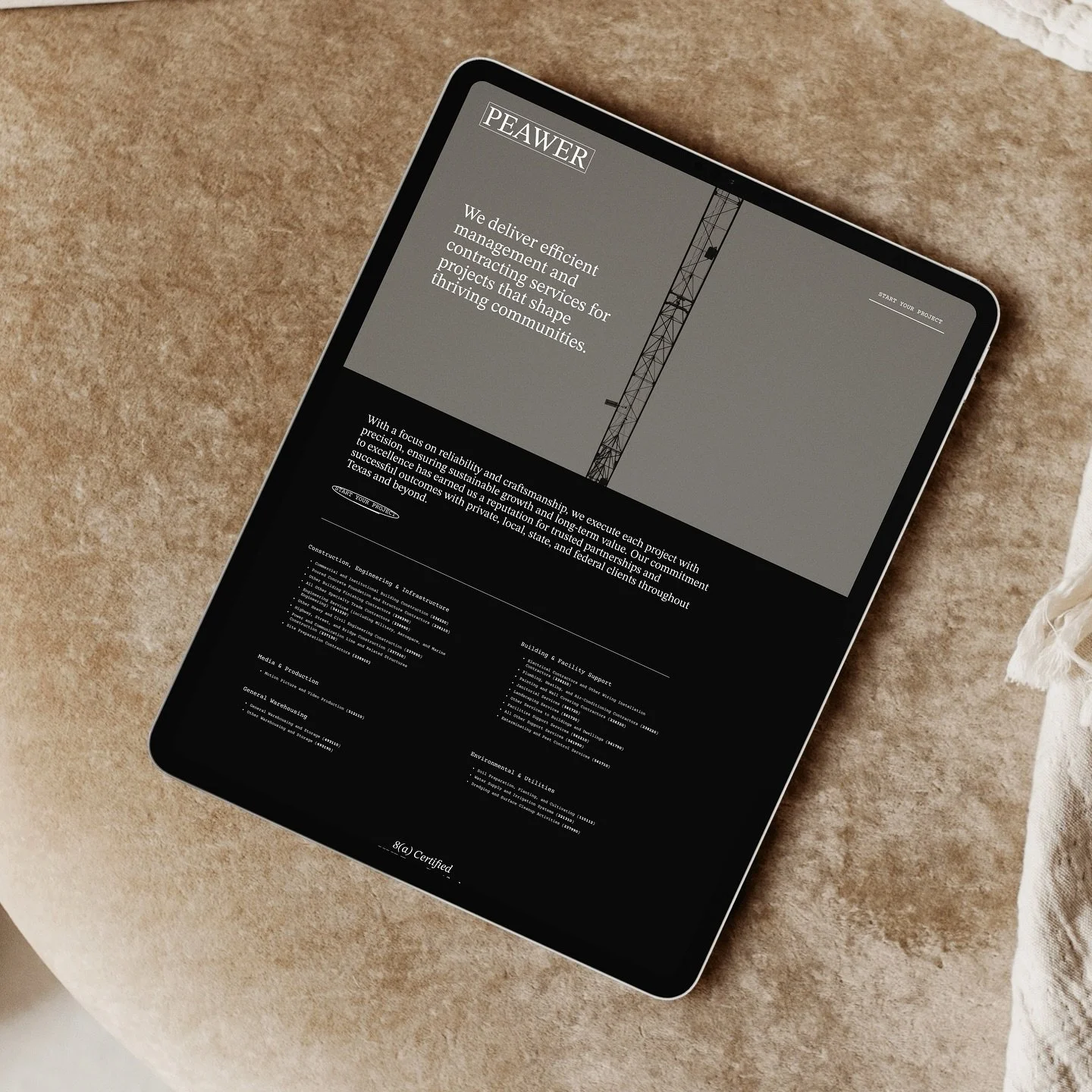 Sometimes the simplest projects are the most satisfying! Even though most of my work these days is in wellness, lifestyle, and real estate, I still take on a handful of service-based clients: pest control, liquid waste, general contracting, you name 