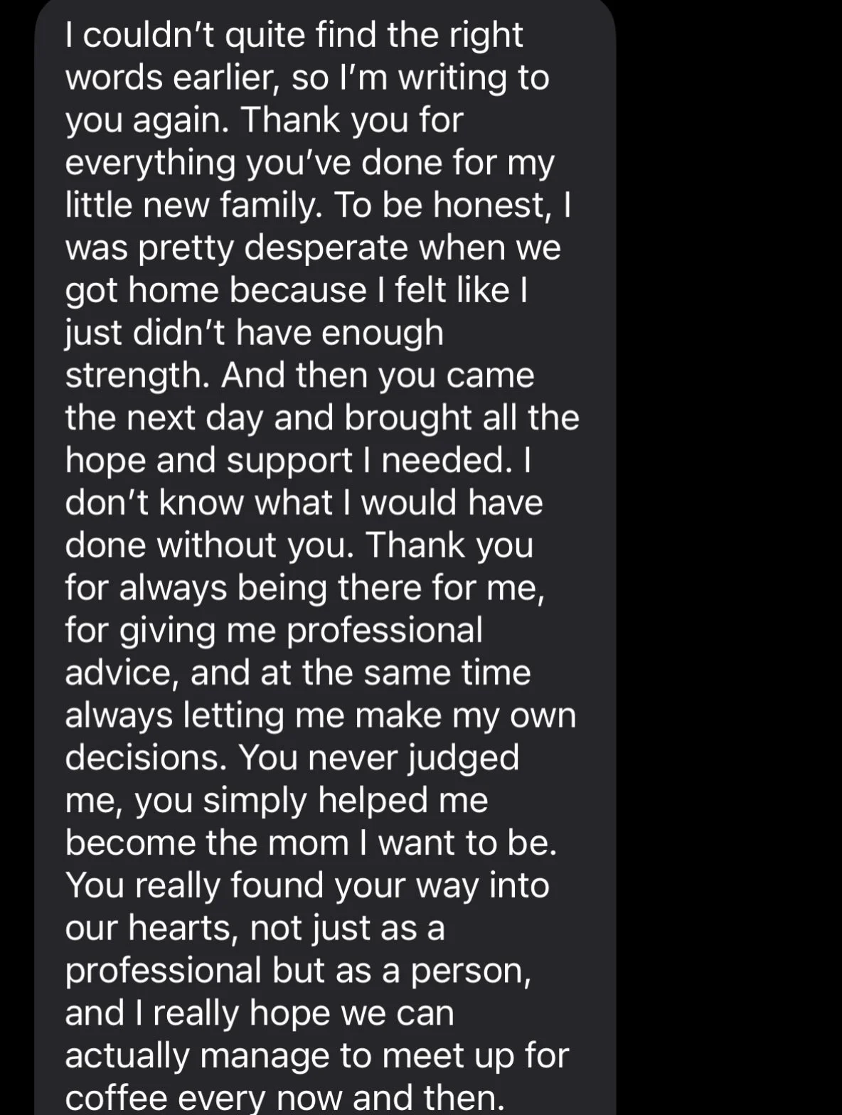 There are no words, no silly emojis or expressions that can reflect the impact this family has had on me 💙