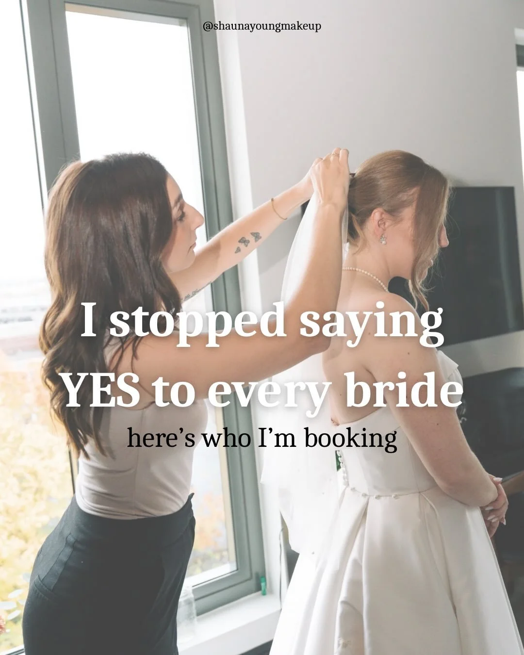 I&rsquo;m not being picky 👀

It&rsquo;s about finding the perfect match 🤍

If I look back on my first few years as a baby MUA, so often we feel this need to say yes to everyone and everything. This often leads to booking jobs where we don&rsquo;t a