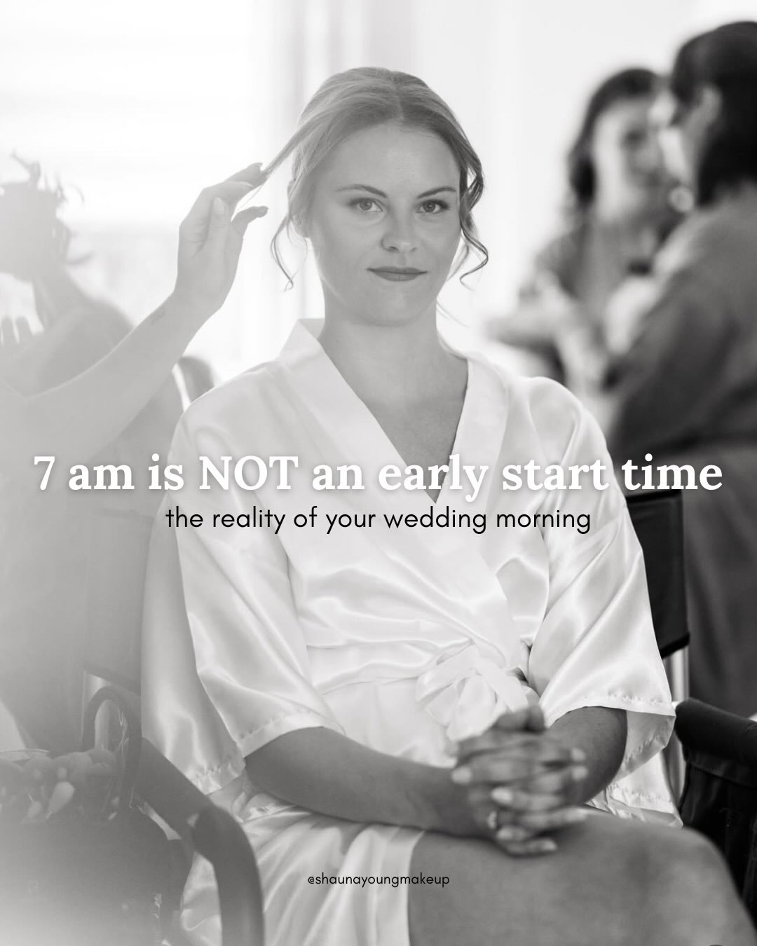 7 am isn&rsquo;t considered early 🫣

Your wedding morning can really dictate the rest of your day. It&rsquo;s important to surround yourself with the right people and create an environment that is going to ground you or amp you up. 

I&rsquo;m shari