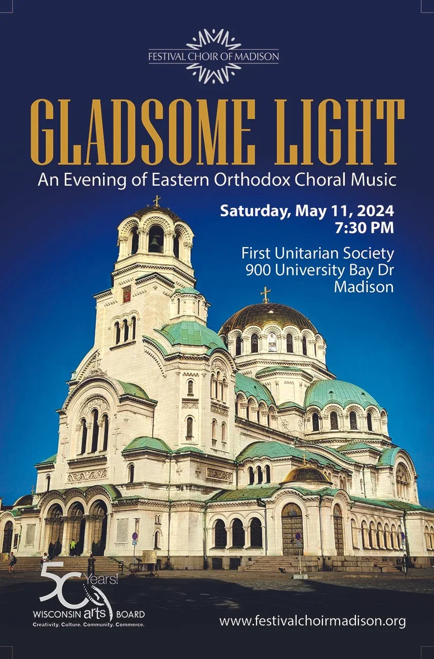 Gladsome Light
An evening of Eastern Orthodox Music with works by Rachmaninov, Chesnokov, Grechaninov, Kastalsky, Schnittke and others
Sergei Pavlov, Conductor
Soloist: Ricardo Herrera, Baritone