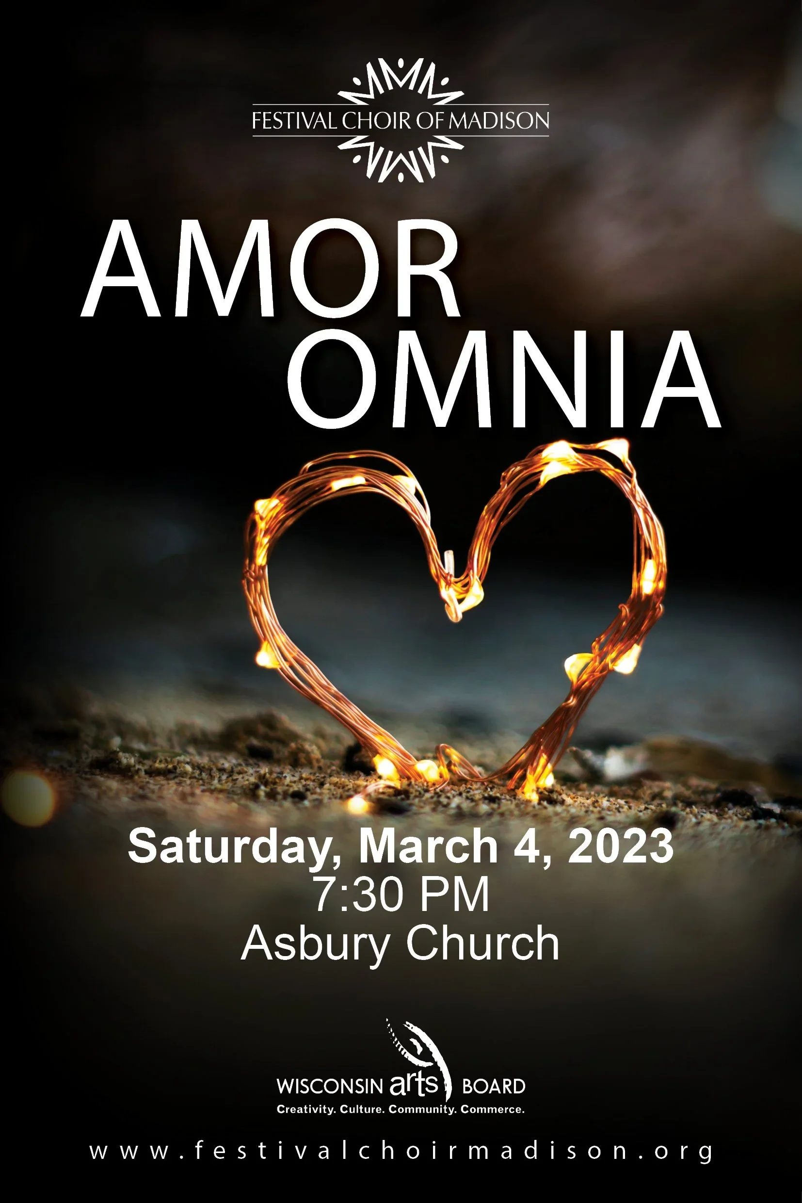 Amor Omnia
The program included selections from the rarely heard Majnun Symphony (No. 24), Op. 273, by Alan Hovhaness (1911-2000). It is based on a Persian love legend dating back to the 9th century. We also performed American composer Paul Carey